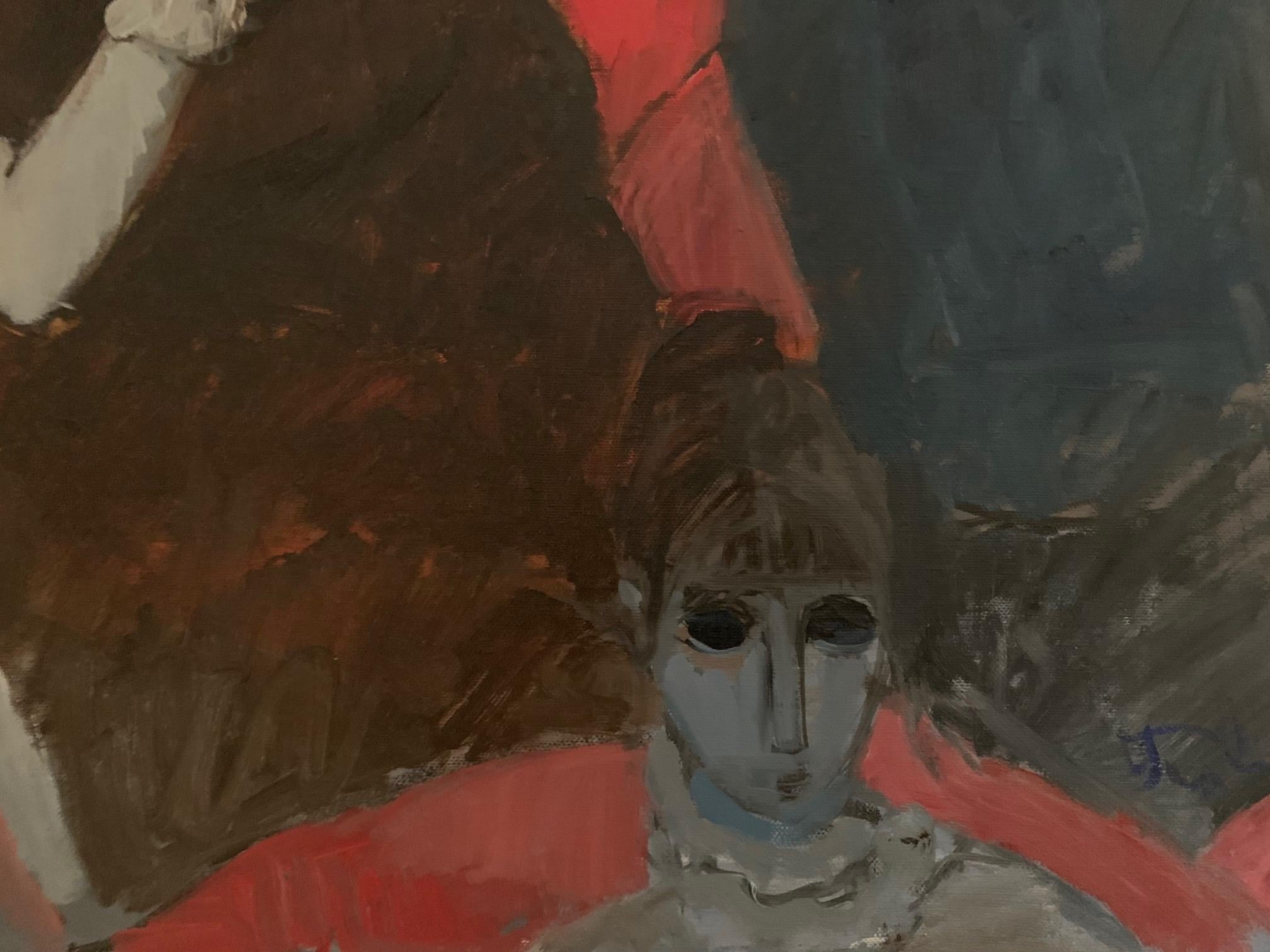 Theater von Bruno Paoli – Figuratives Gemälde im Angebot 3