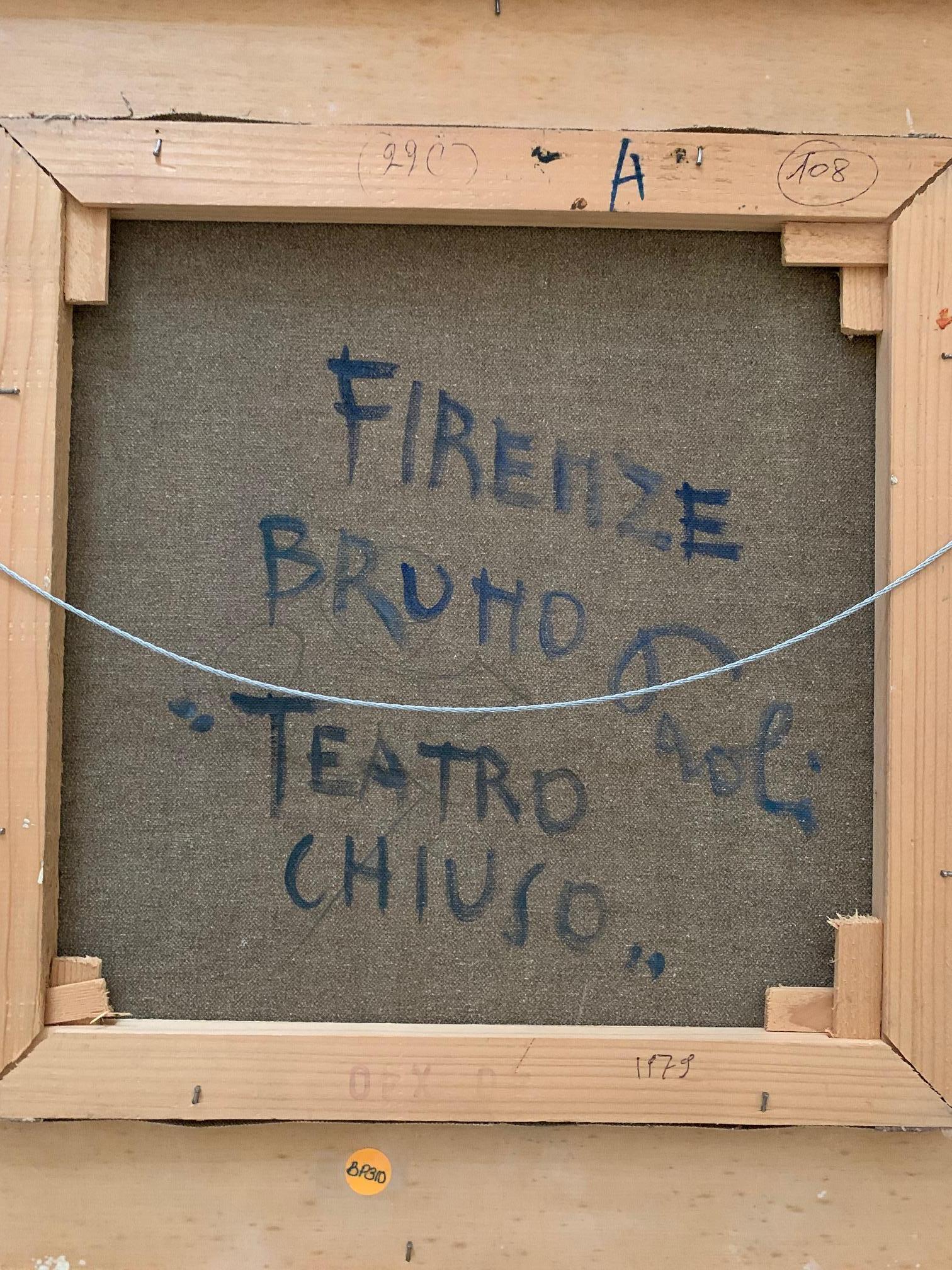 Teatro di Bruno Paoli - Pittura figurativa in vendita 5