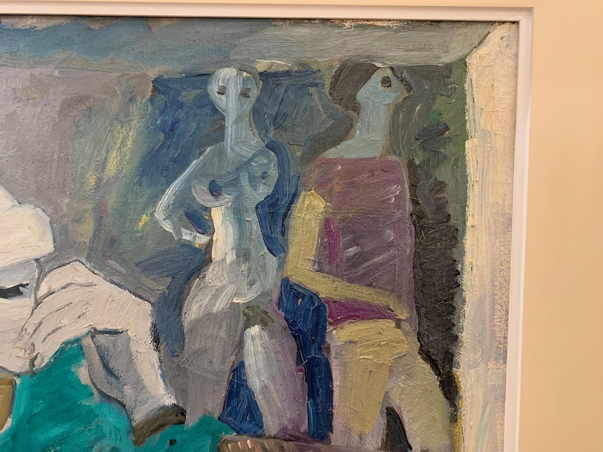 Theater By Bruno Paoli - Figurative Painting For Sale 5