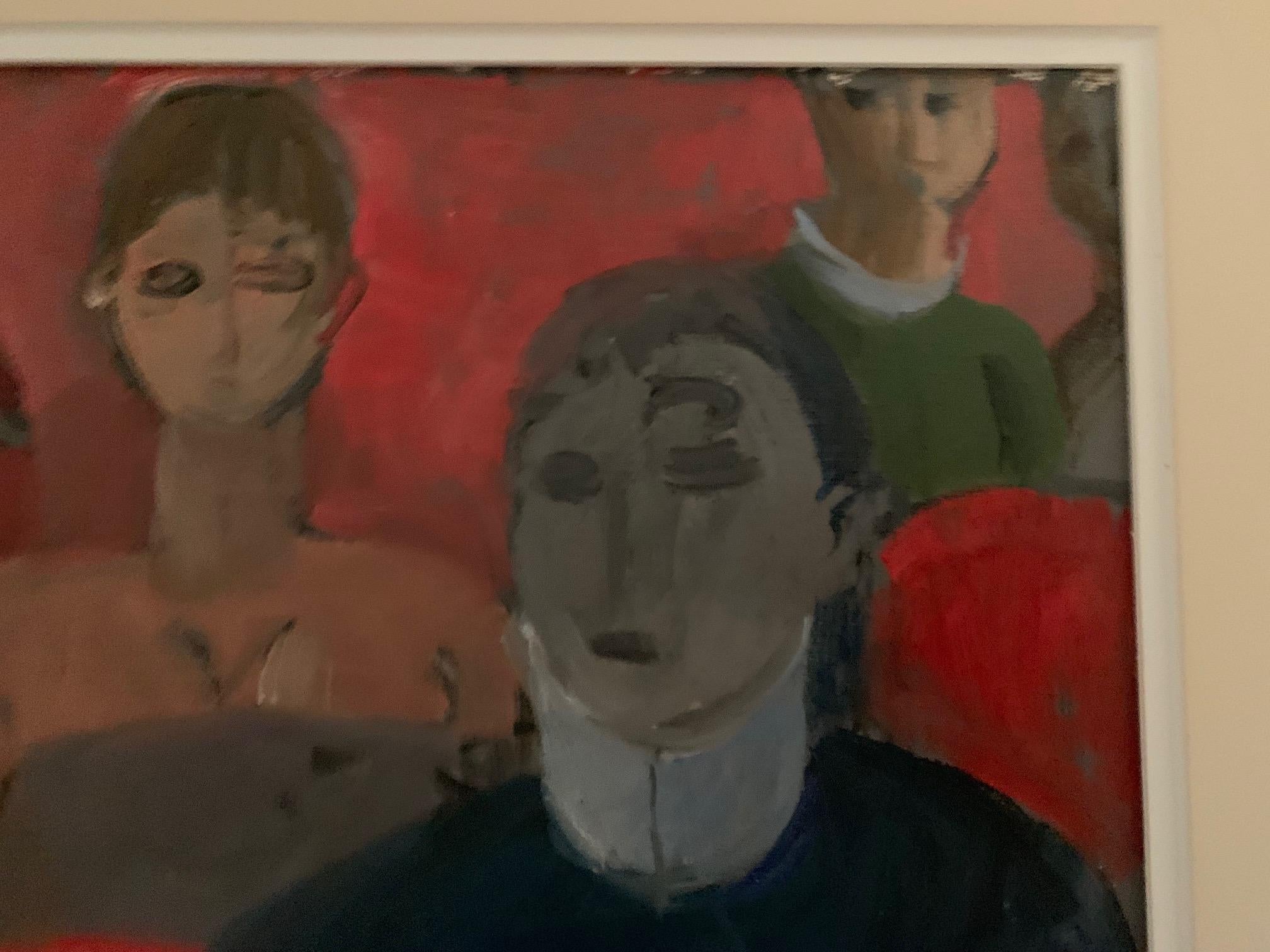 Theater von Bruno Paoli – Figuratives Gemälde im Angebot 5