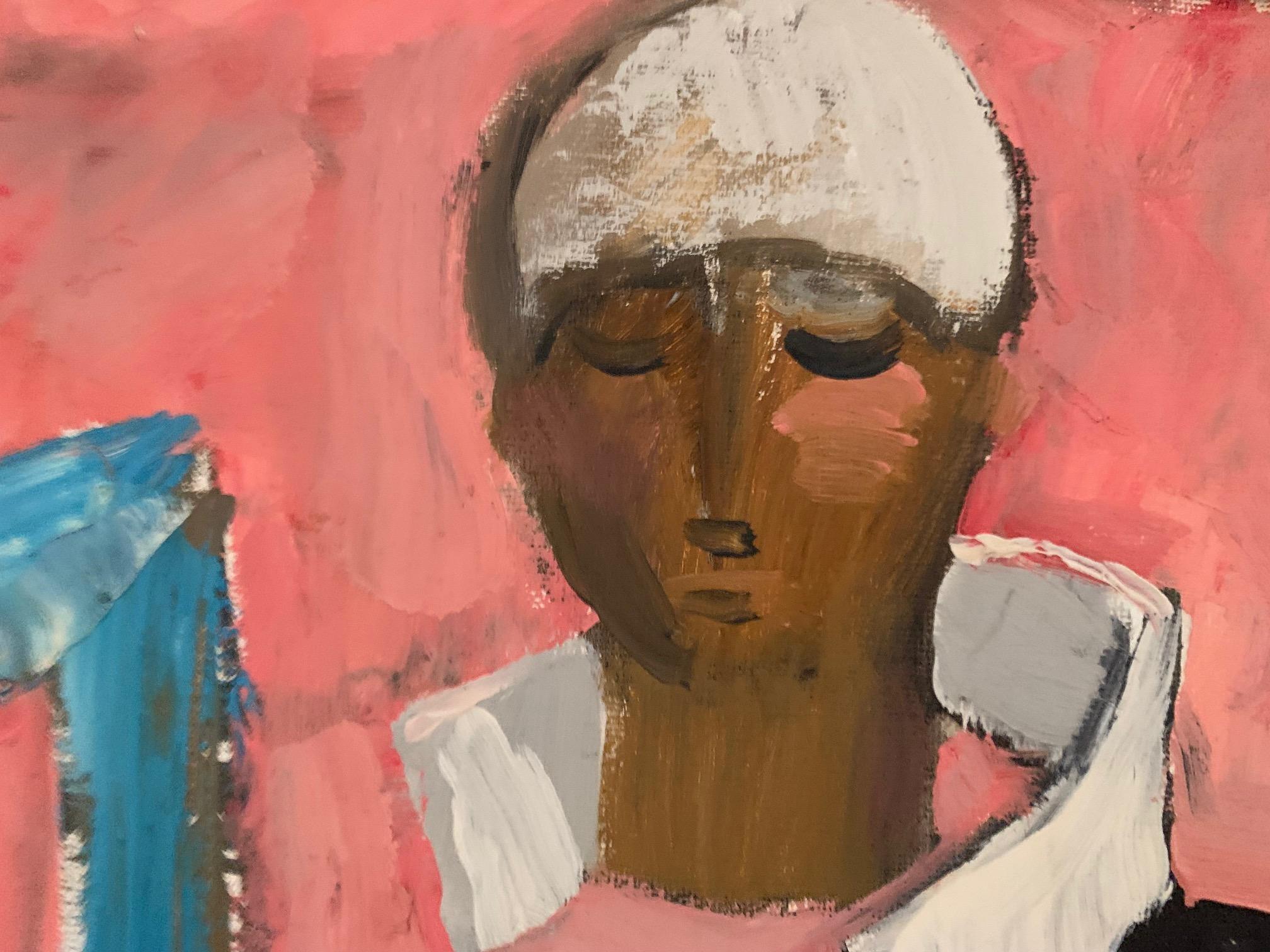 Zeit von Bruno Paoli – Figuratives Gemälde im Angebot 4