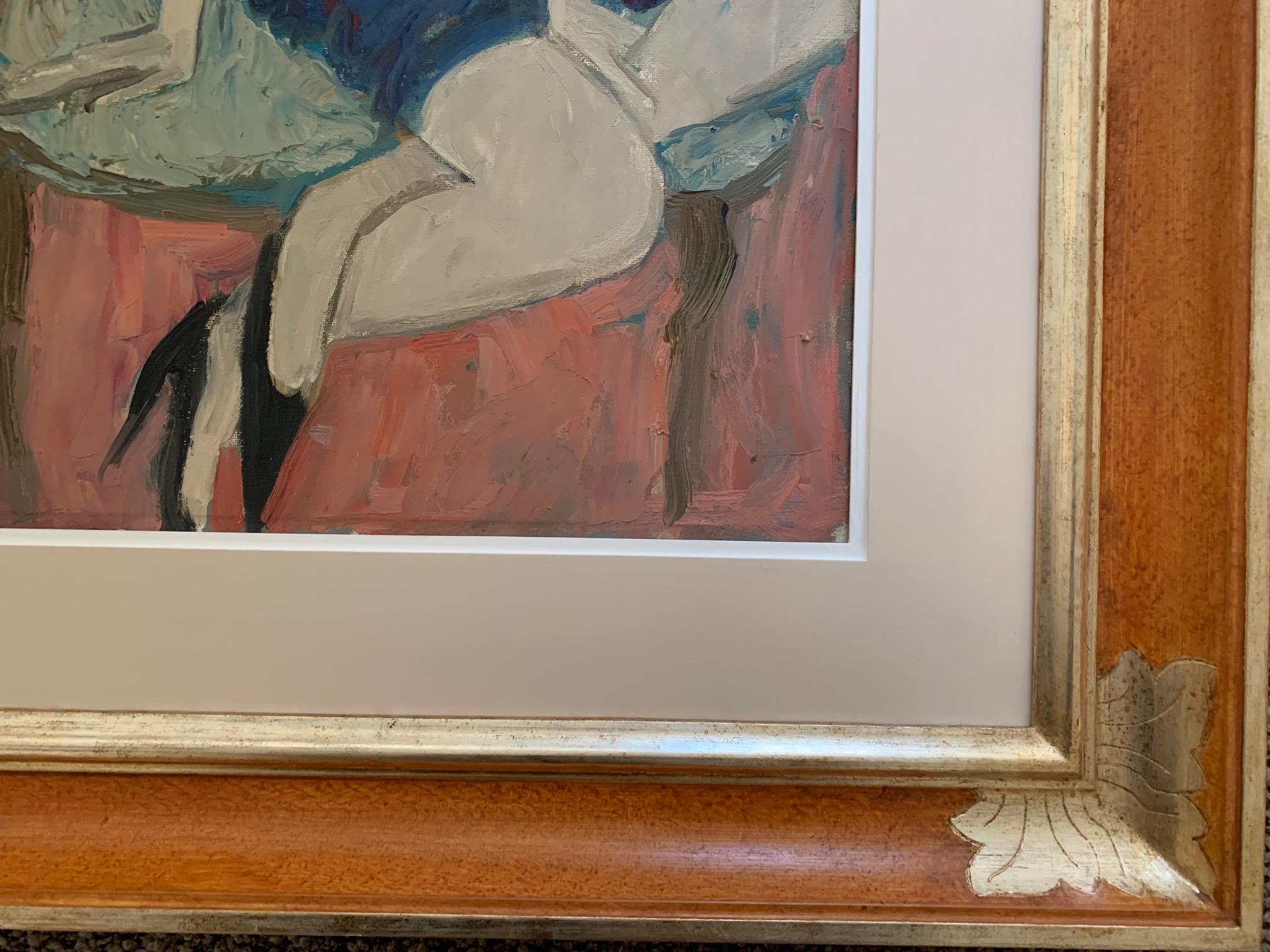 Zeit von Bruno Paoli – Figuratives Gemälde im Angebot 5
