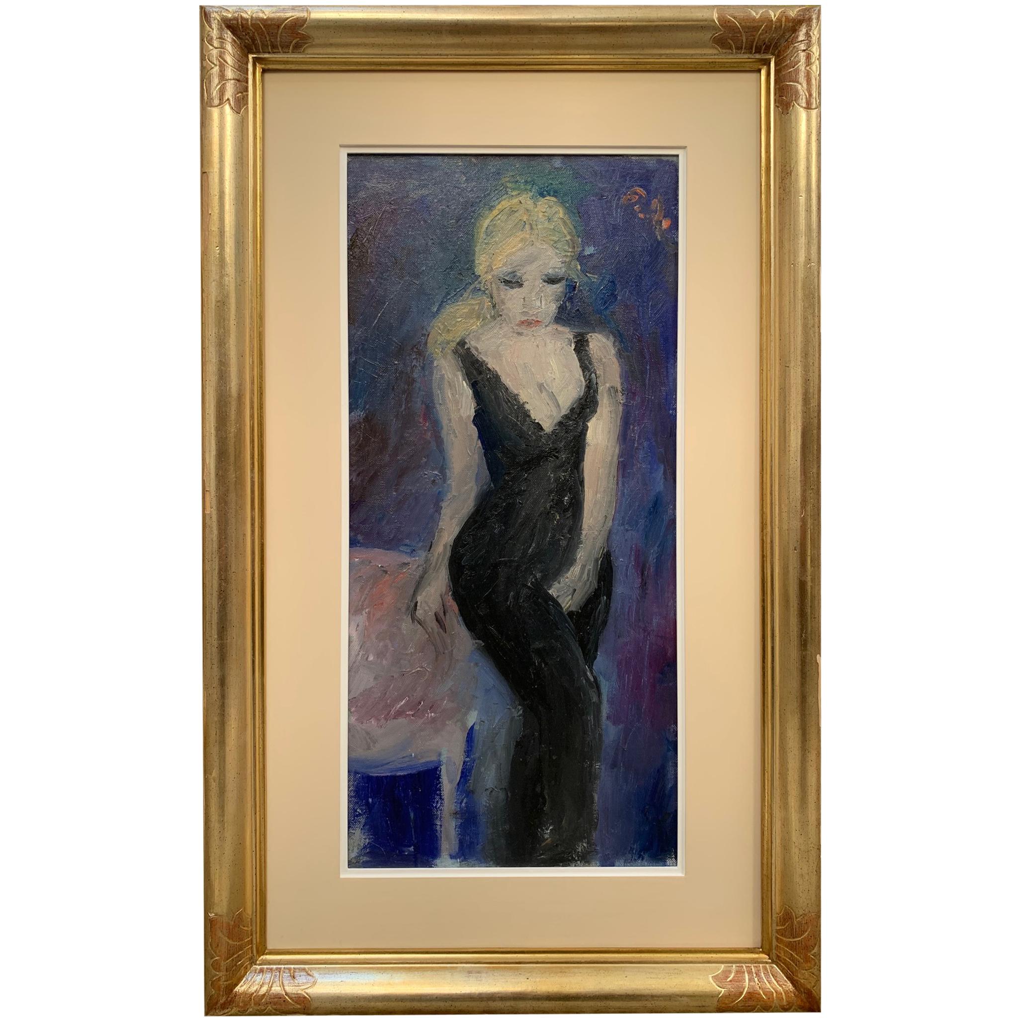 To Lollia von Bruno Paoli – Figuratives Gemälde im Angebot 1