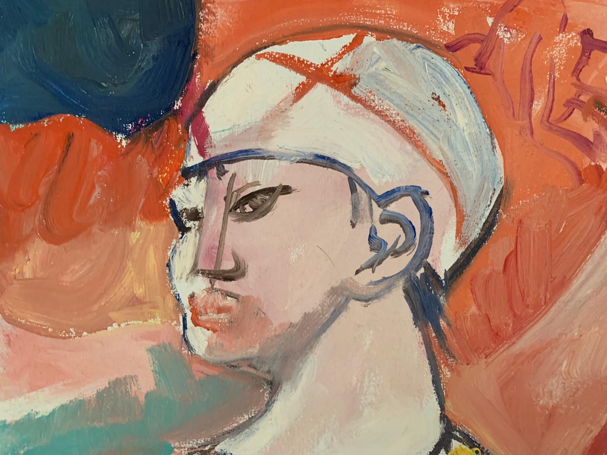 Dos figuras de Bruno Paoli - Pintura figurativa en venta 5