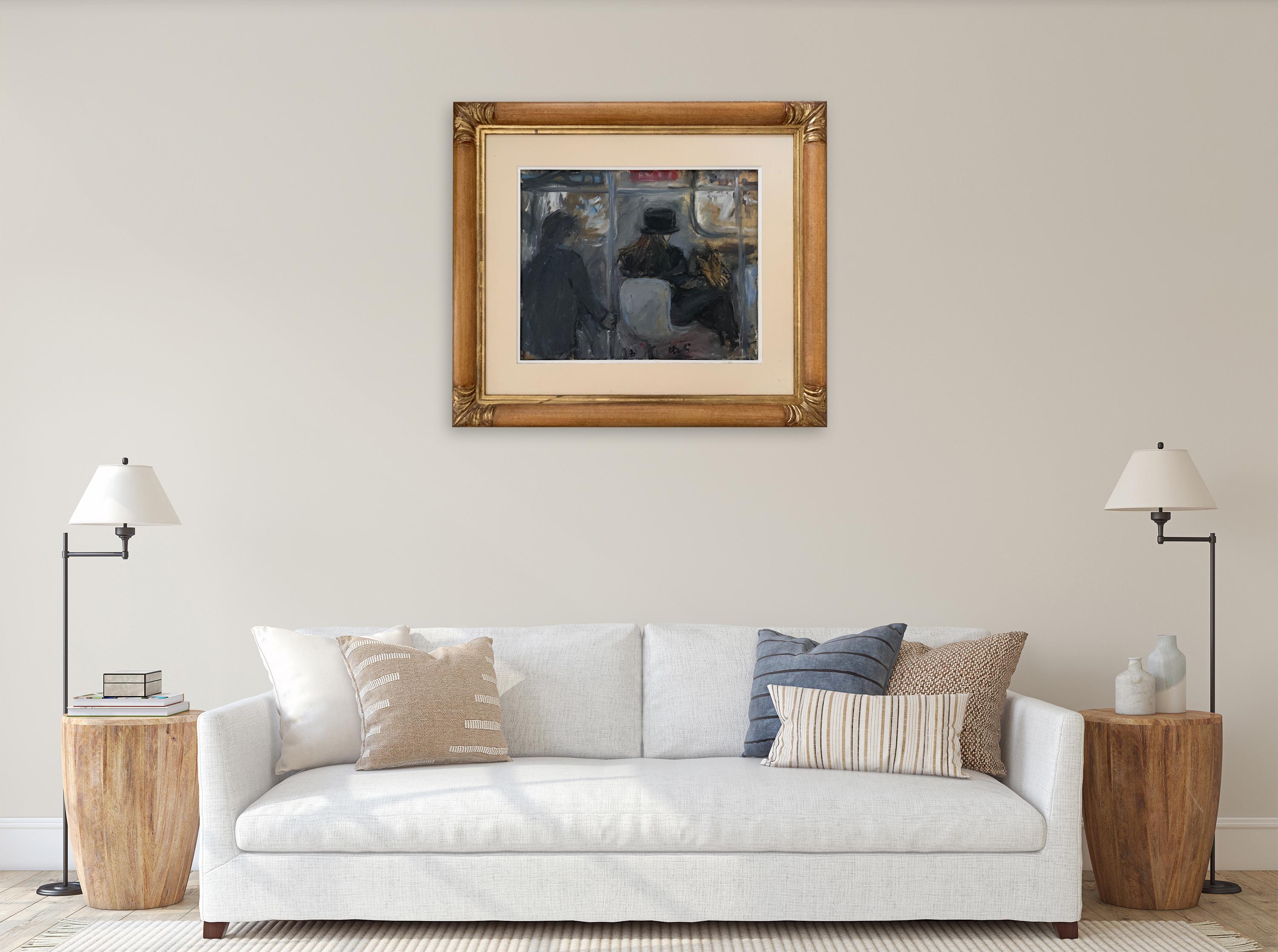 Untitled By Bruno Paoli - Figurative Painting For Sale 2