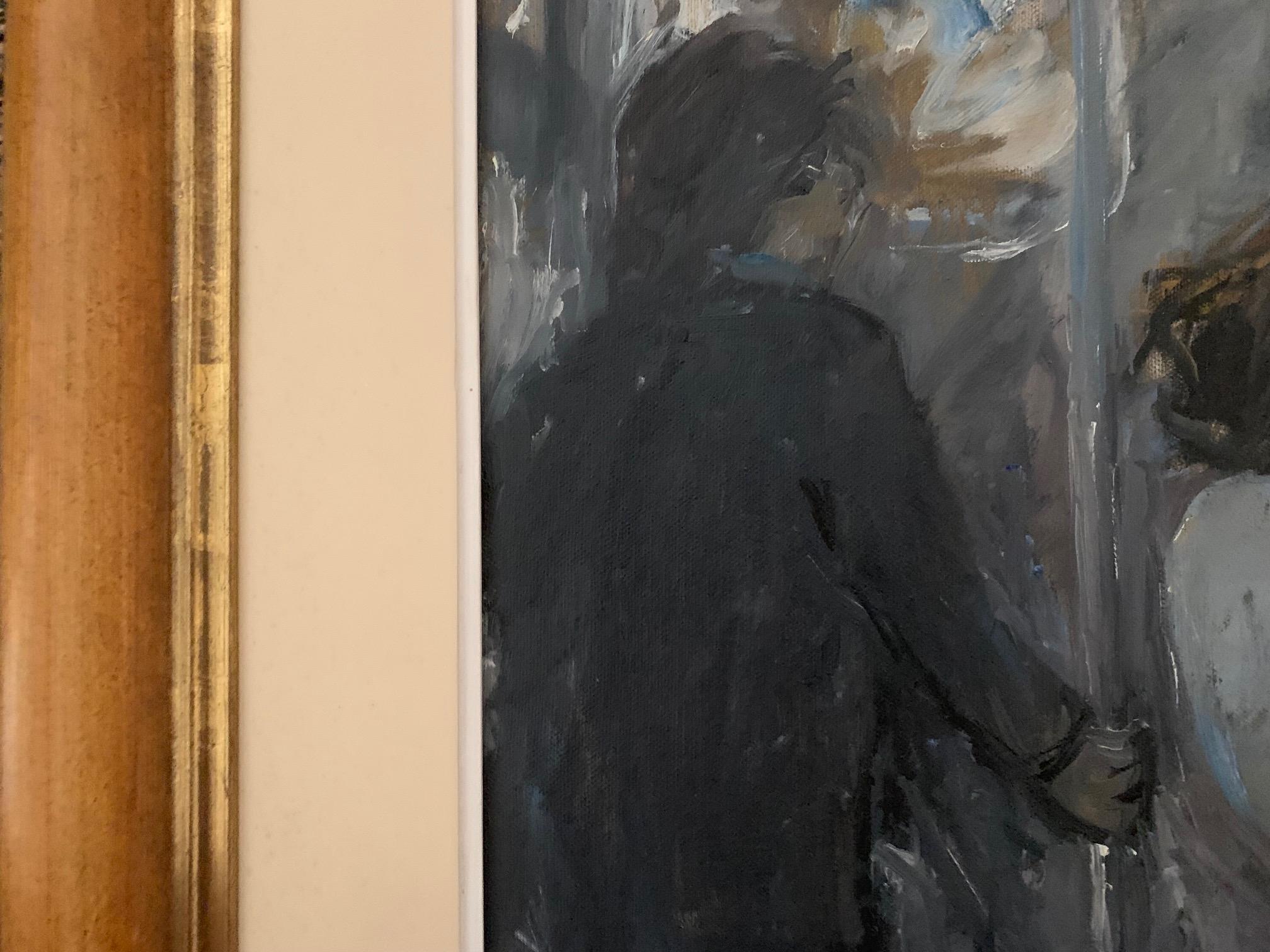 Untitled By Bruno Paoli - Figurative Painting For Sale 4