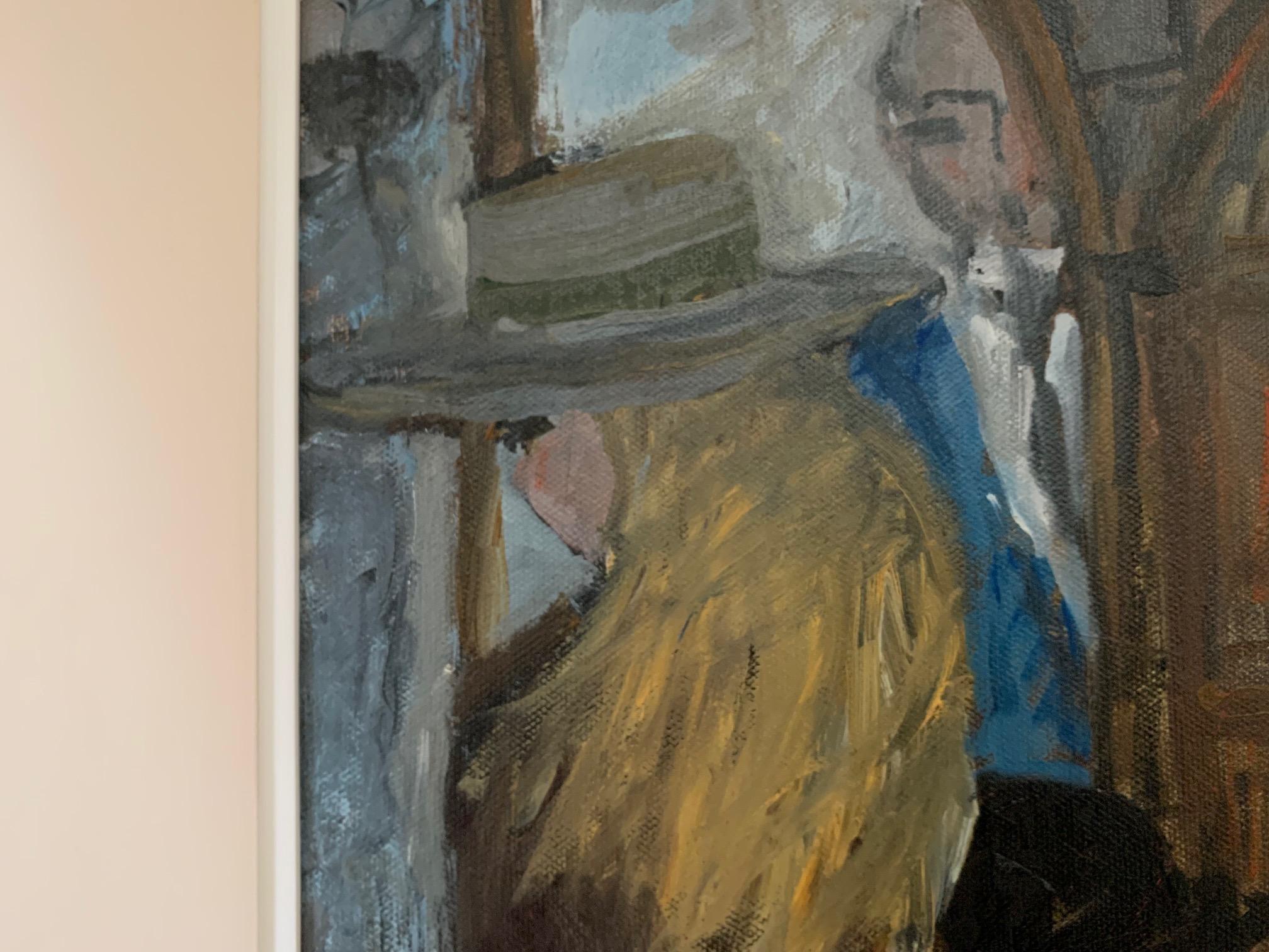 Wall In Florence By Bruno Paoli - Figurative Painting For Sale 4