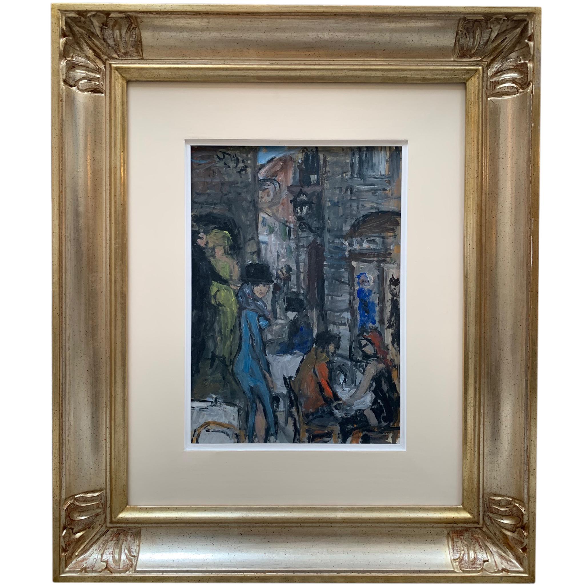 Walls In Florence By Bruno Paoli - Figurative Painting For Sale 1