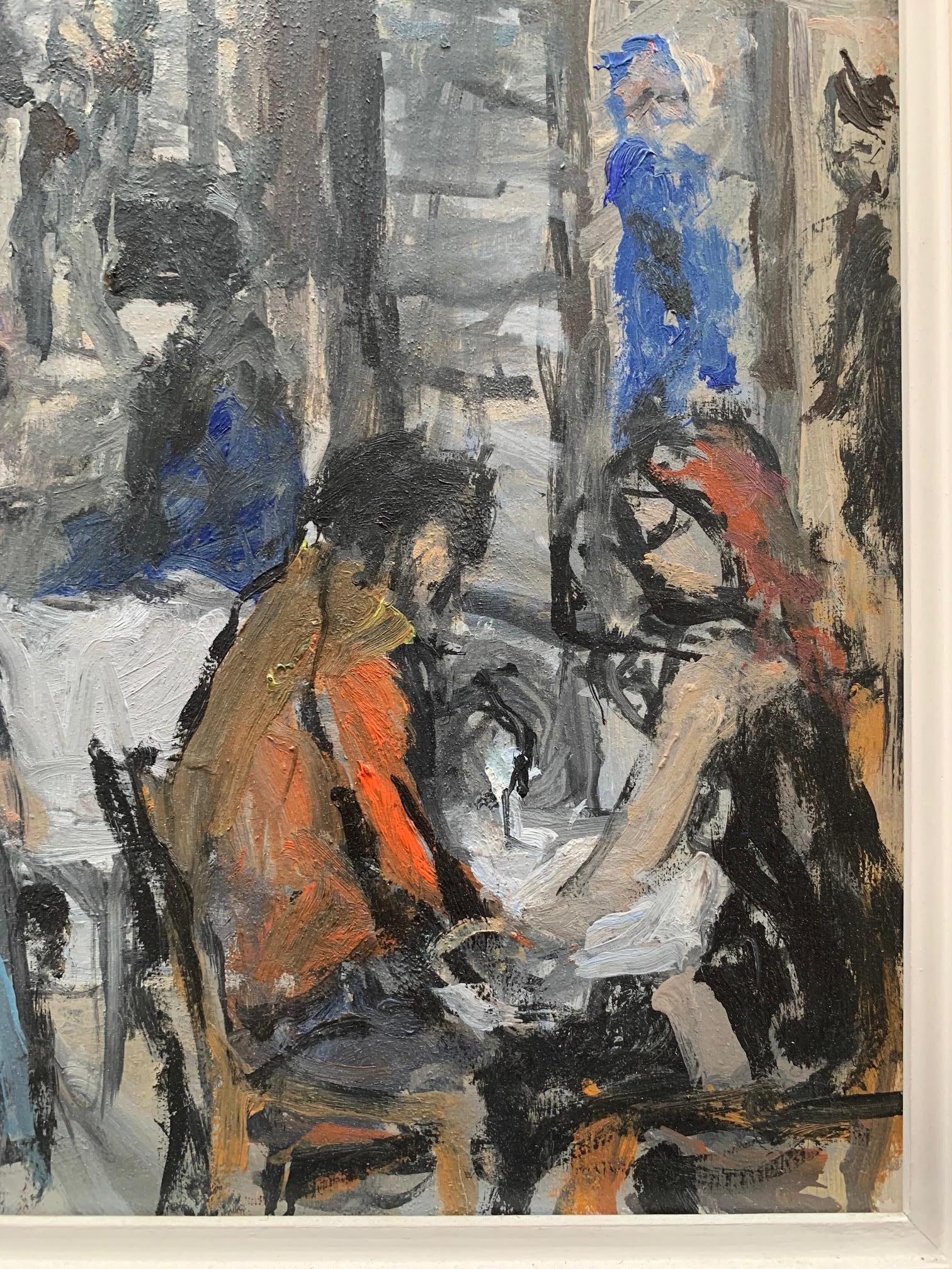 Walls In Florence By Bruno Paoli - Figurative Painting For Sale 3