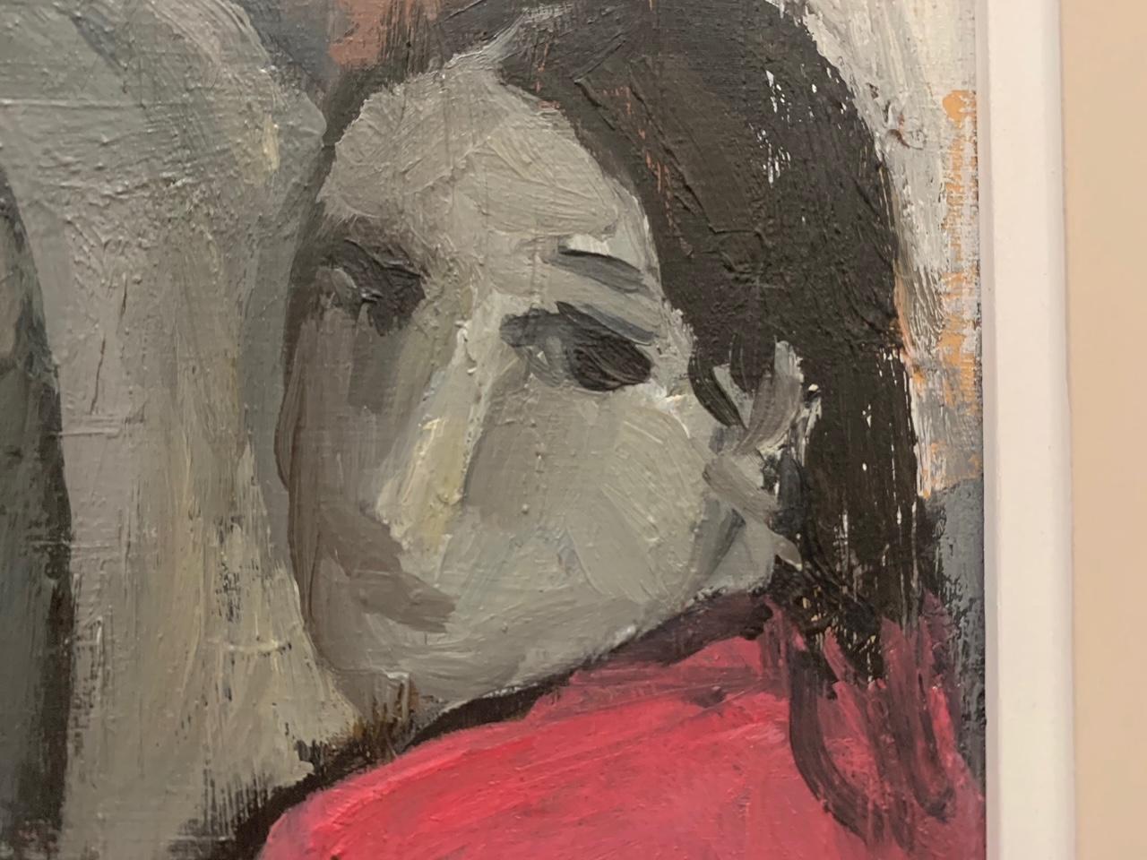 Withdrawal By Bruno Paoli - Figurative Painting For Sale 3