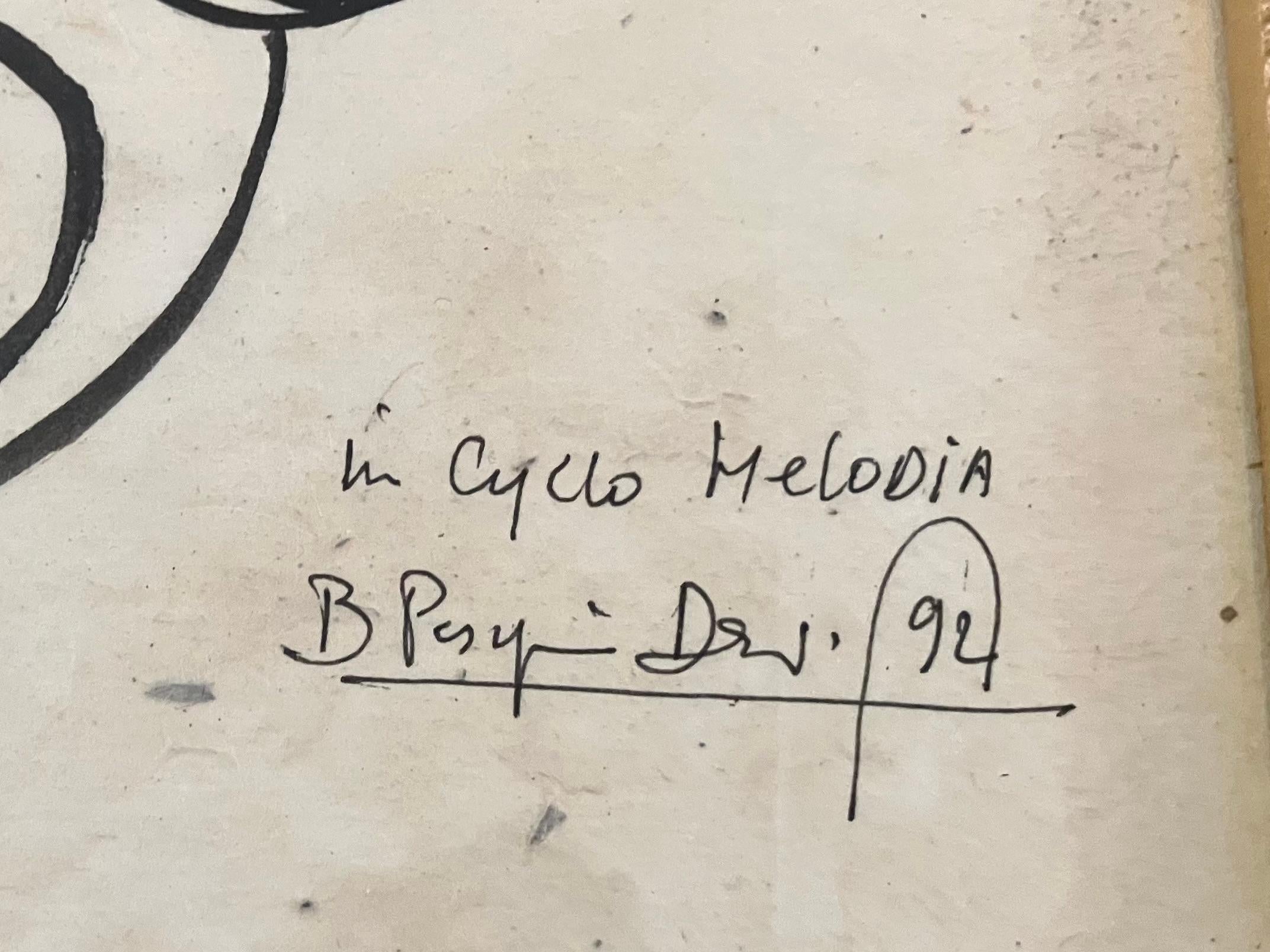 Fin du 20e siècle Bruno Pasquiier Desvignes (1930-  ) Dans Cyclo Melodia, 1992 en vente