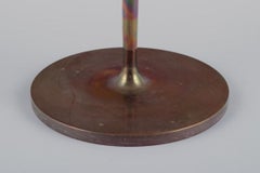 Bruno Paul (1874-1968), German architect. Art Deco table lamp in polished brass.