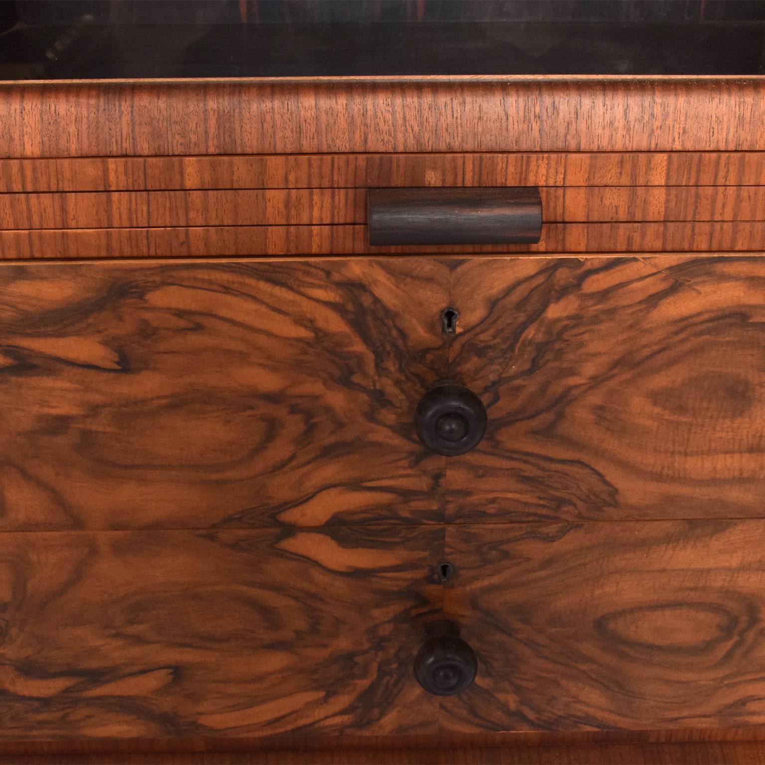 Early 20th Century Bruno Paul Rosewood Cabinet Deutsche for Werkstätten Hellerau GmbH, BAUHAUS