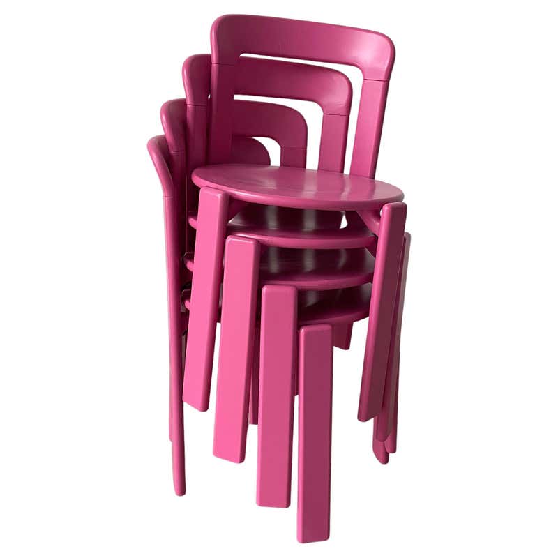 Rey Chair Scarlet Red by Bruno Rey for Dietiker, in Collaboration with ...