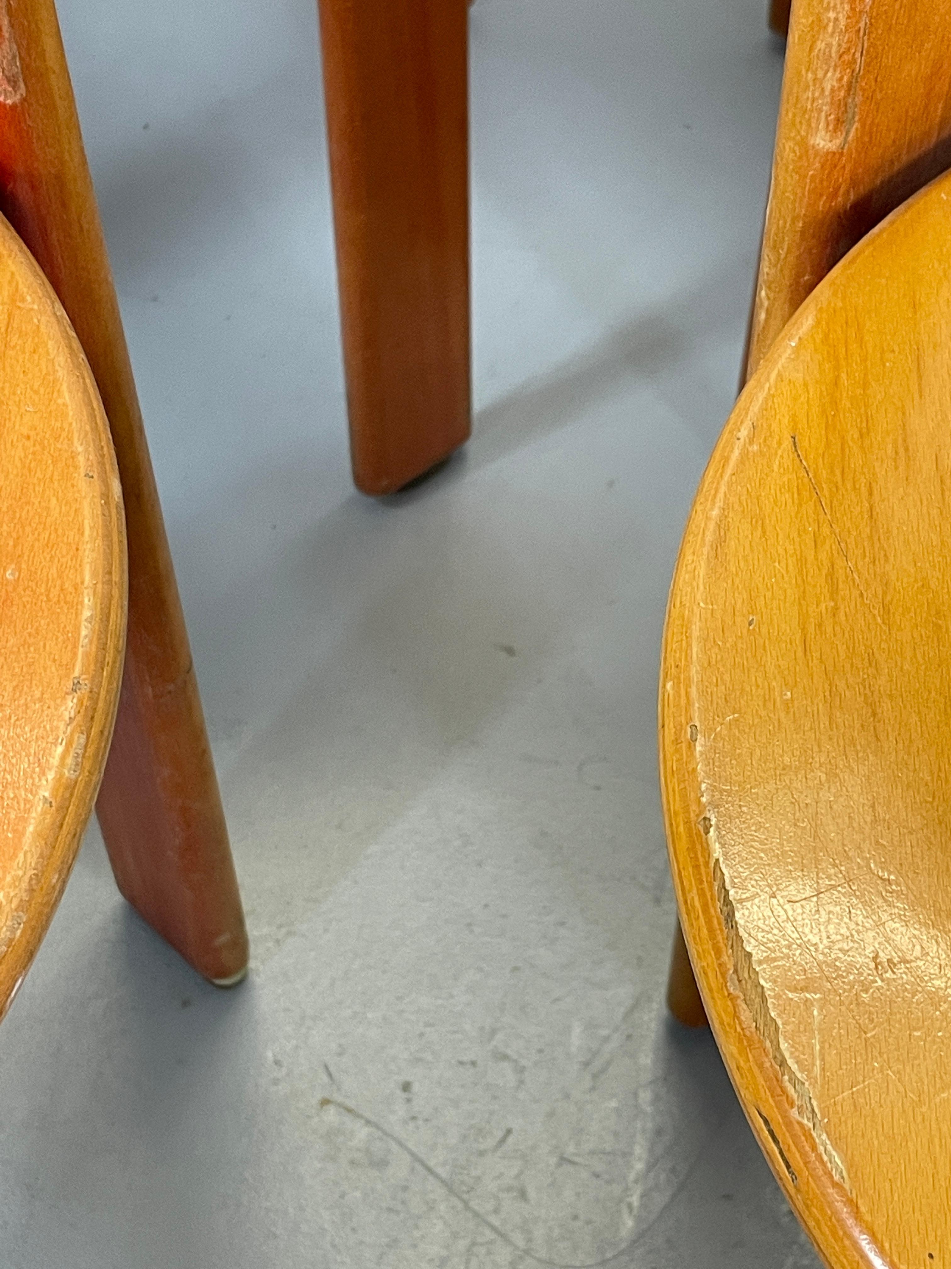 Bruno Rey Dietiker Vintage-Stuhl Postmodernes Buchenholz Schweiz im Angebot 2