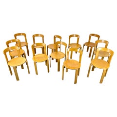Bruno Rey Dietiker Vintage chair post-modern beechwood Switzerland