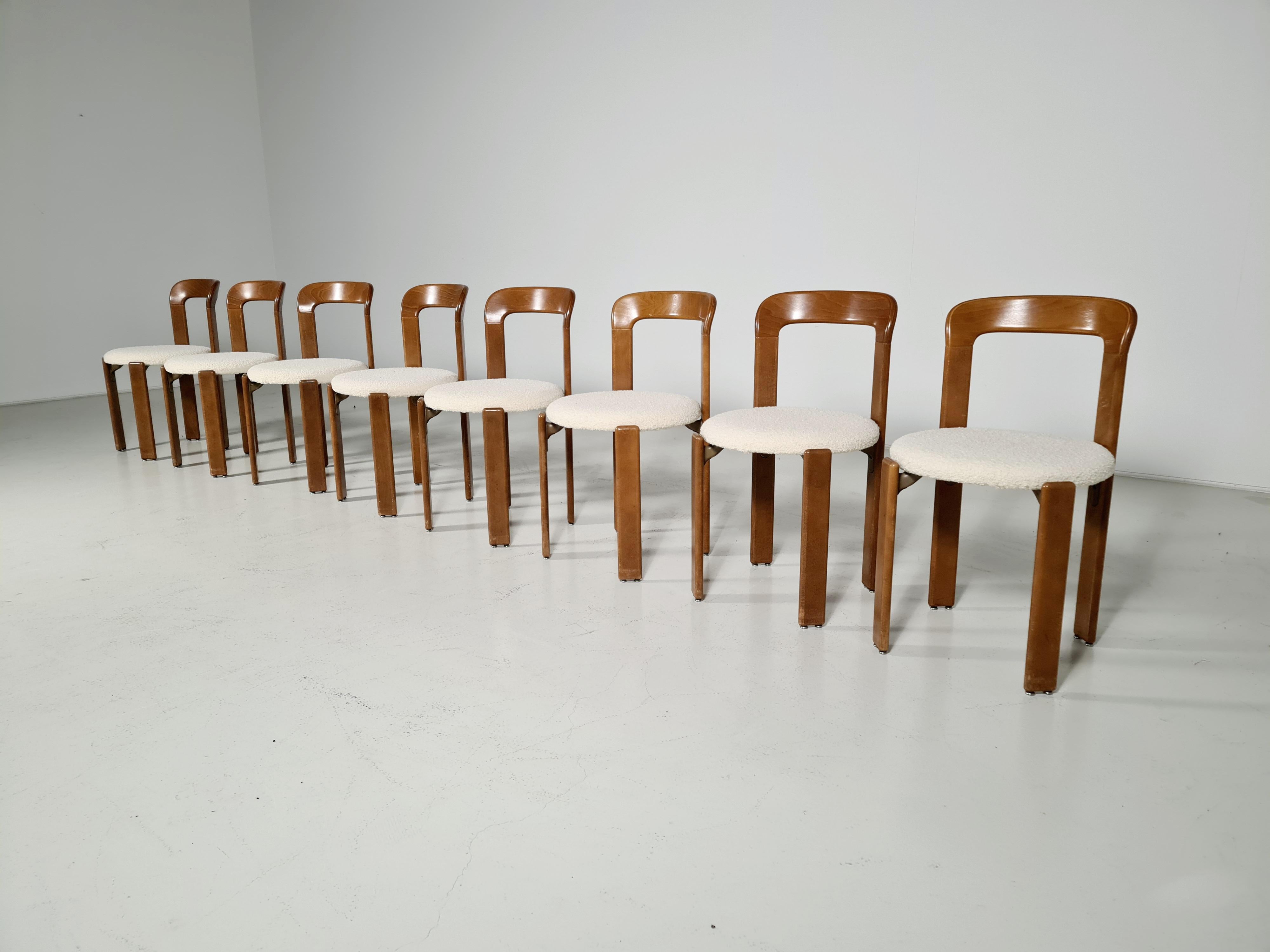 Mid-Century Modern Bruno Rey Dining Chairs for Dietiker, 1970s