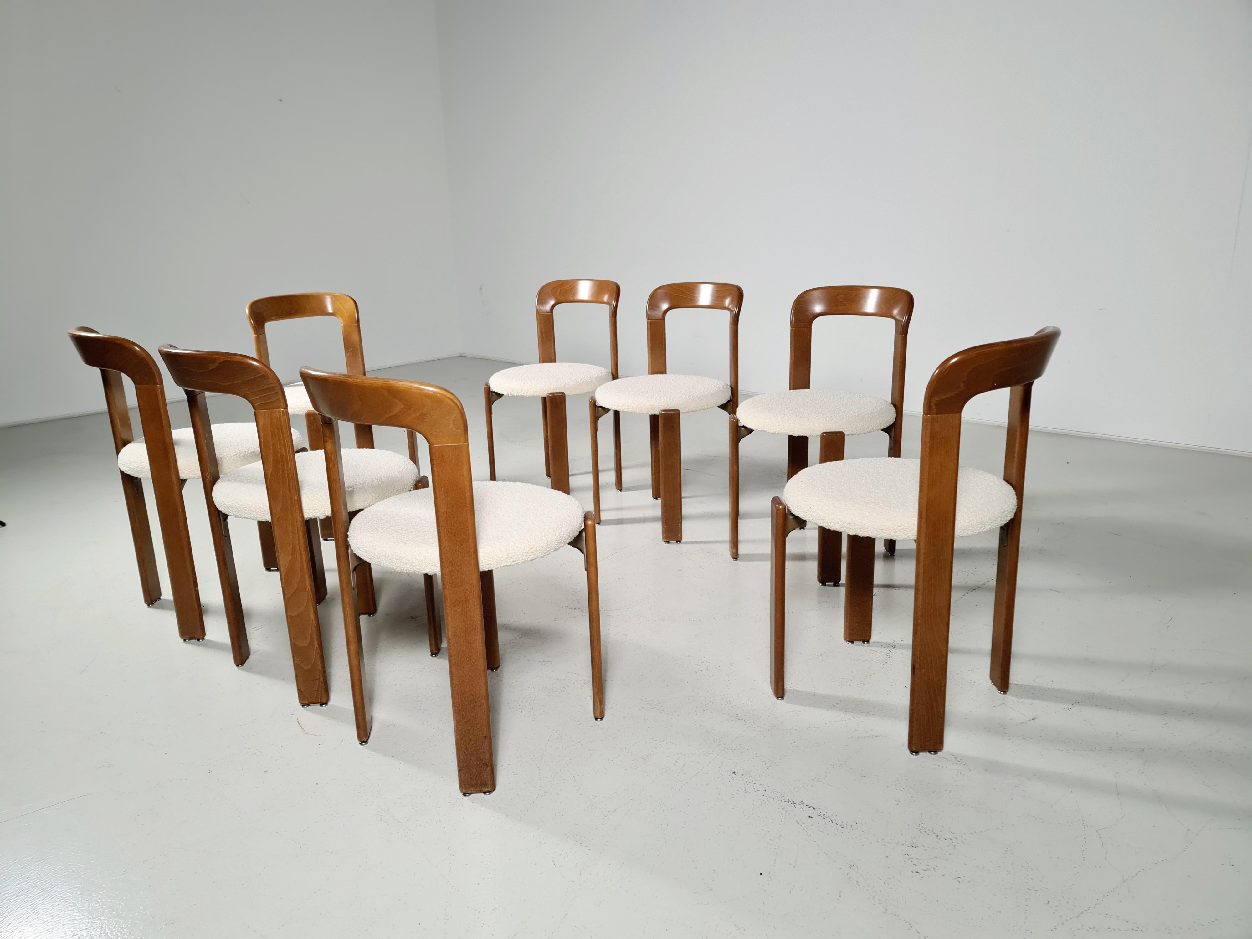 Late 20th Century Bruno Rey Dining Chairs for Dietiker, 1970s
