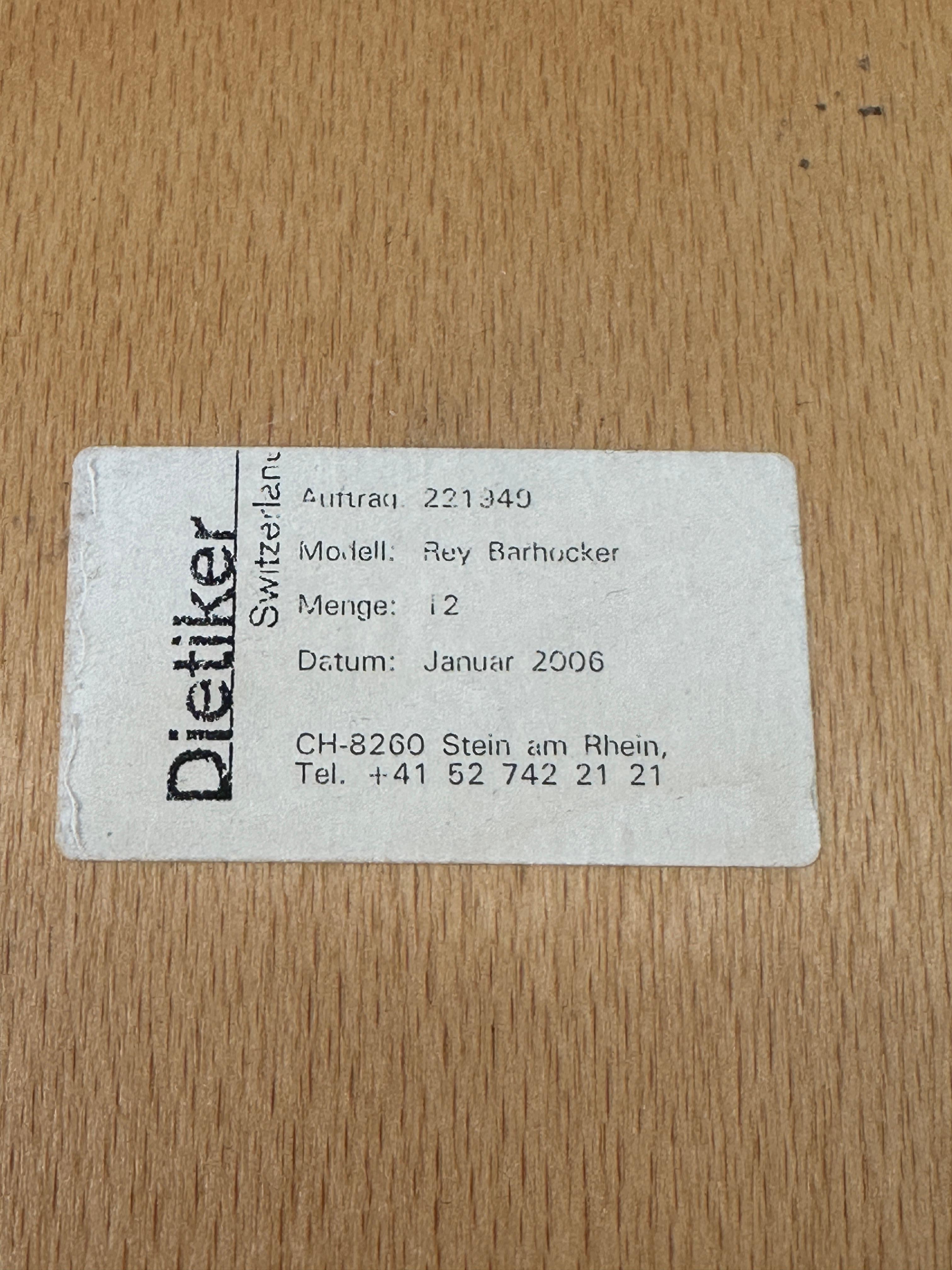 Bruno Rey para Dietiker taburetes de bar de abedul claro 2003 en venta 4