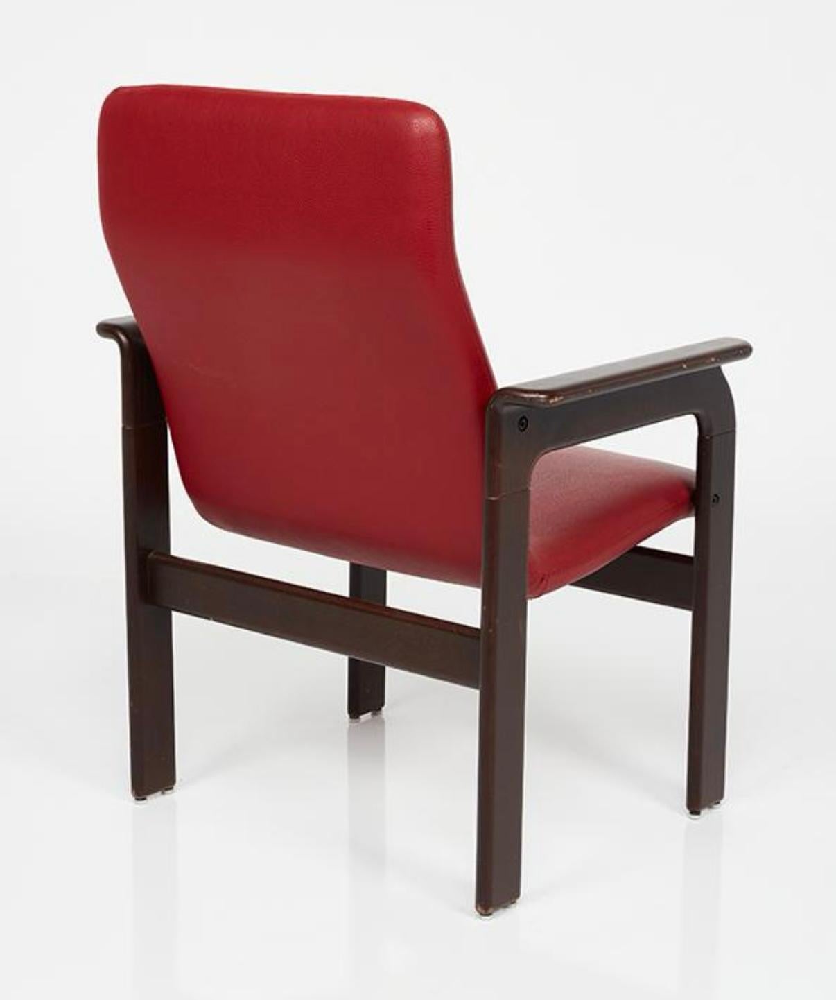 Paire de fauteuils en cuir Bruno Rey Bon état - En vente à Portland, OR