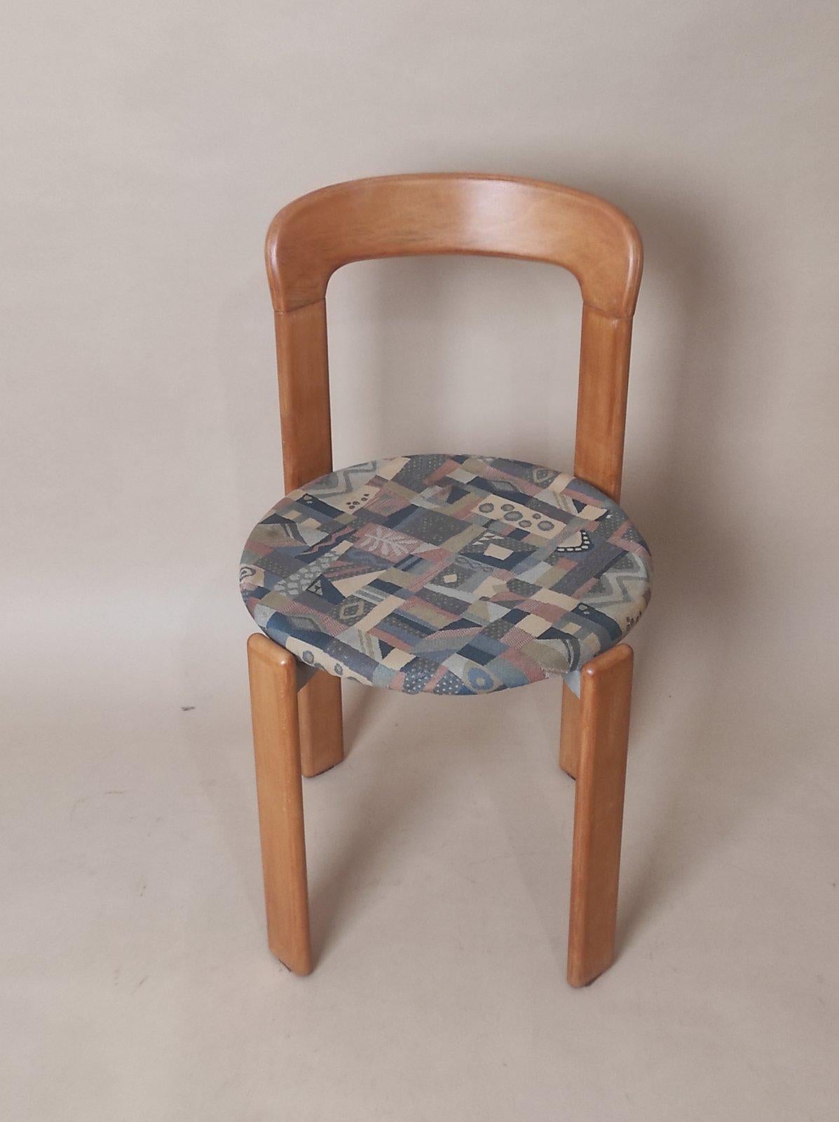 Mid-Century Modern Bruno Rey Postmodern Chair For Dietiker 1970s For Sale