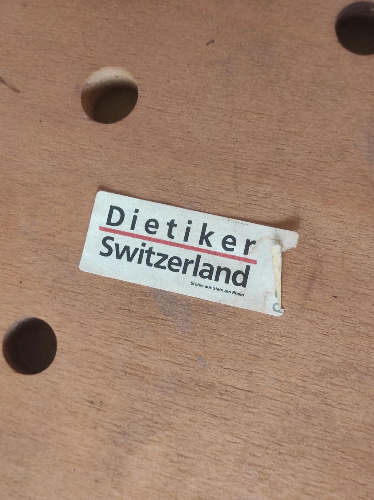Wood Bruno Rey Postmodern Chair For Dietiker 1970s For Sale