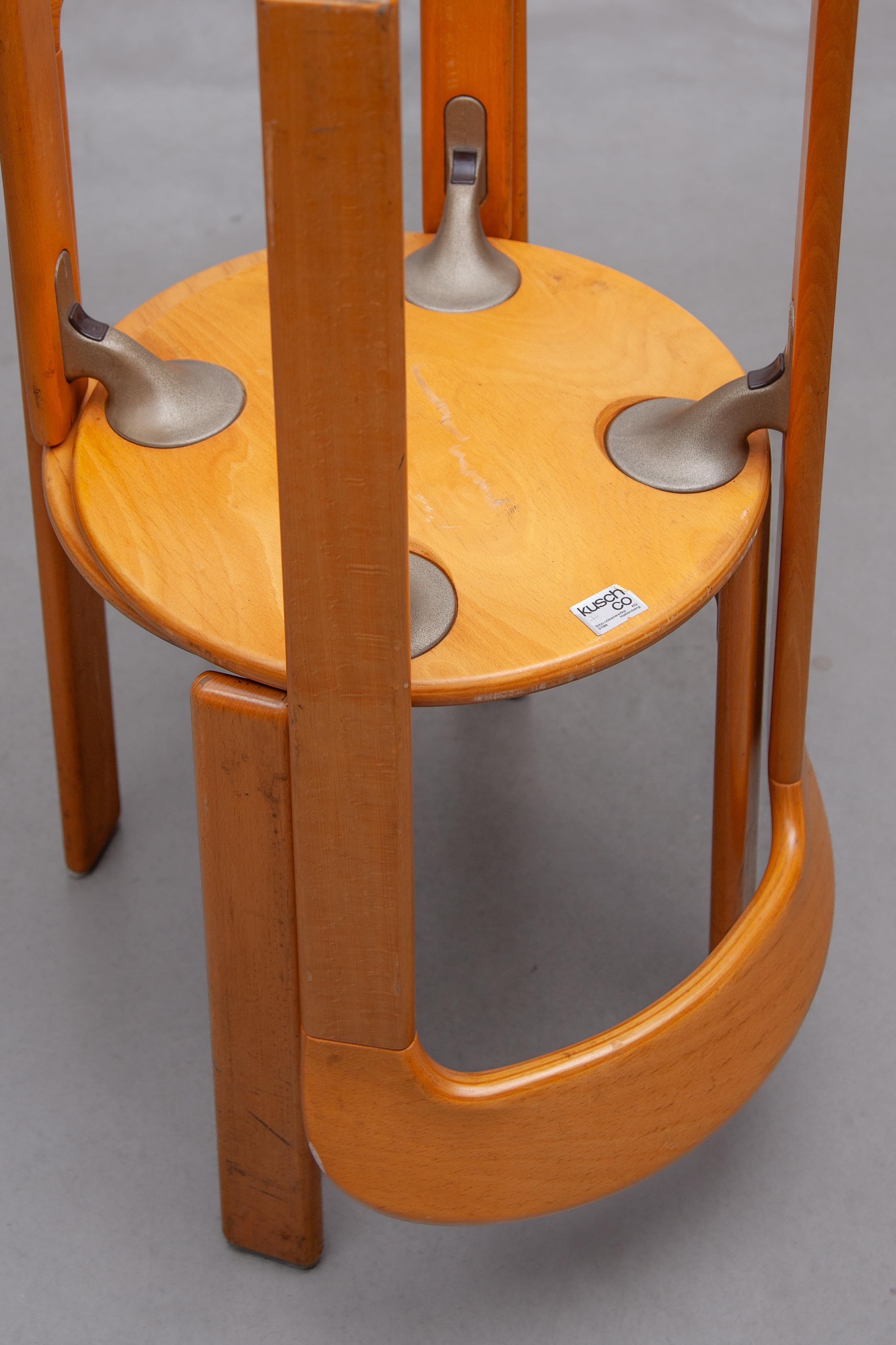 Chaises empilables Bruno Rey conçues par Kush & Co, Allemagne, 1971, modèle 3300 en vente 4