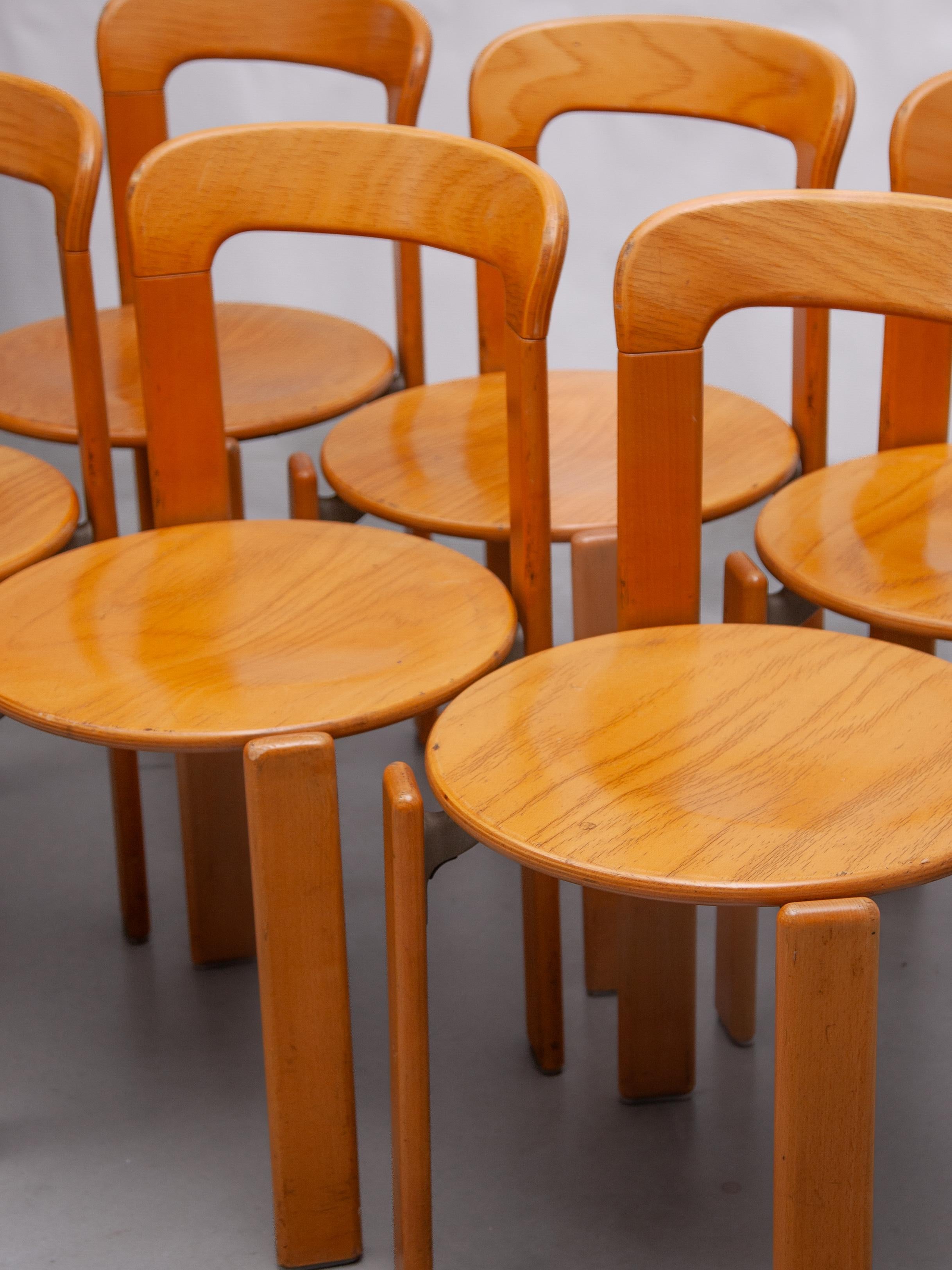 Chaises empilables Bruno Rey conçues par Kush & Co, Allemagne, 1971, modèle 3300 en vente 8