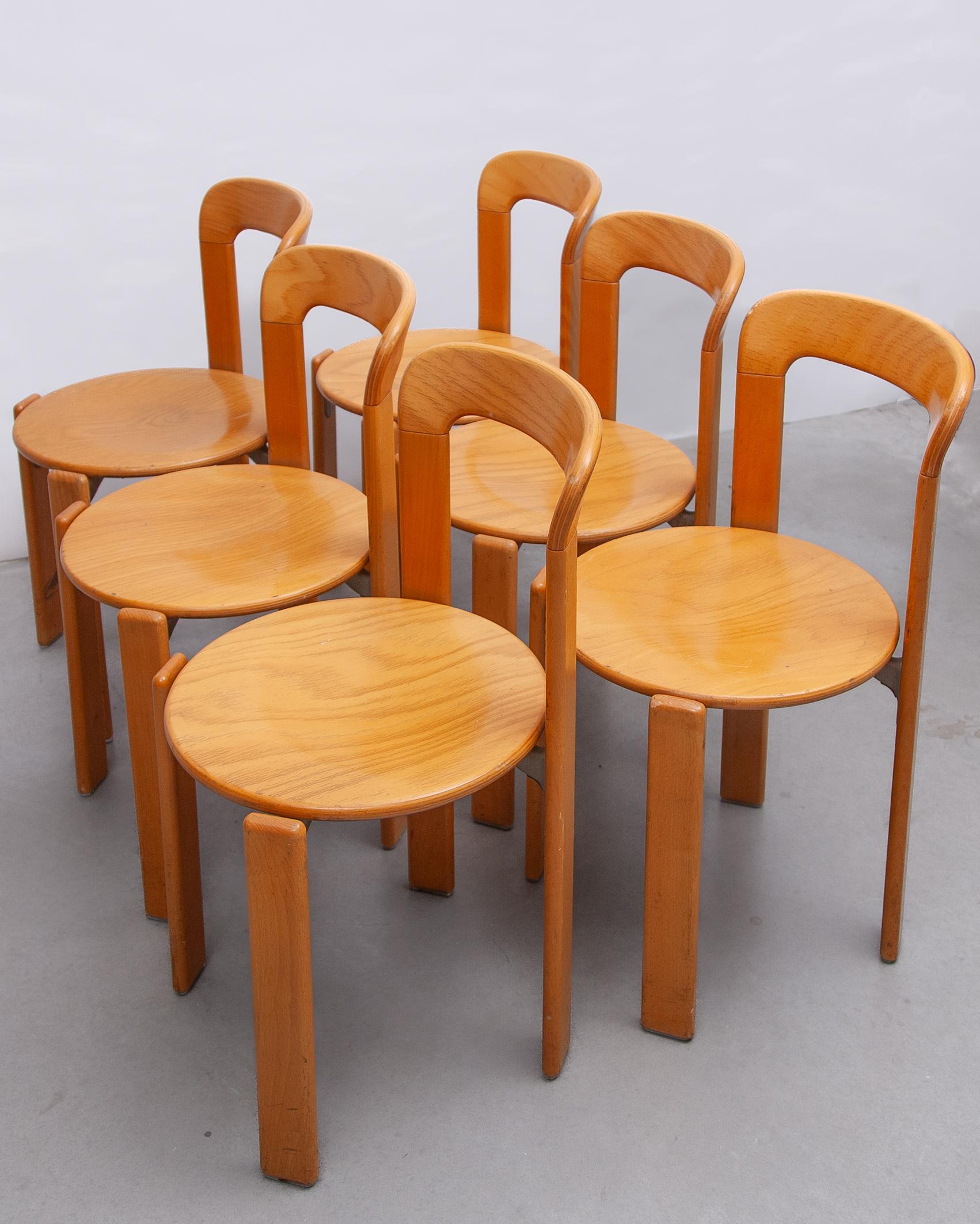 Chaises empilables Bruno Rey conçues par Kush & Co, Allemagne, 1971, modèle 3300 en vente 10