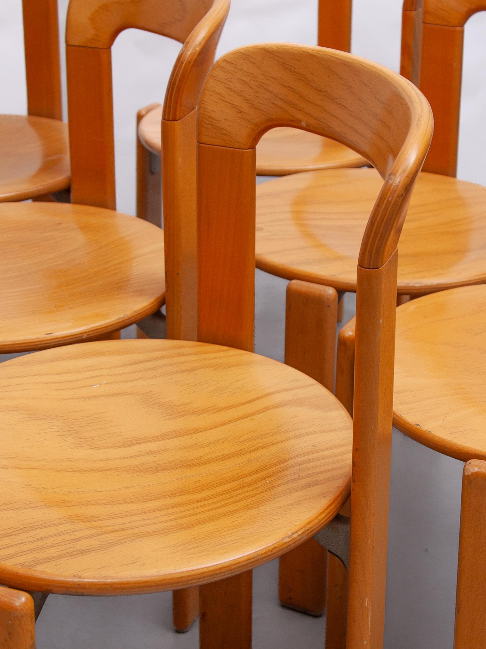 Chaises empilables Bruno Rey conçues par Kush & Co, Allemagne, 1971, modèle 3300 en vente 12