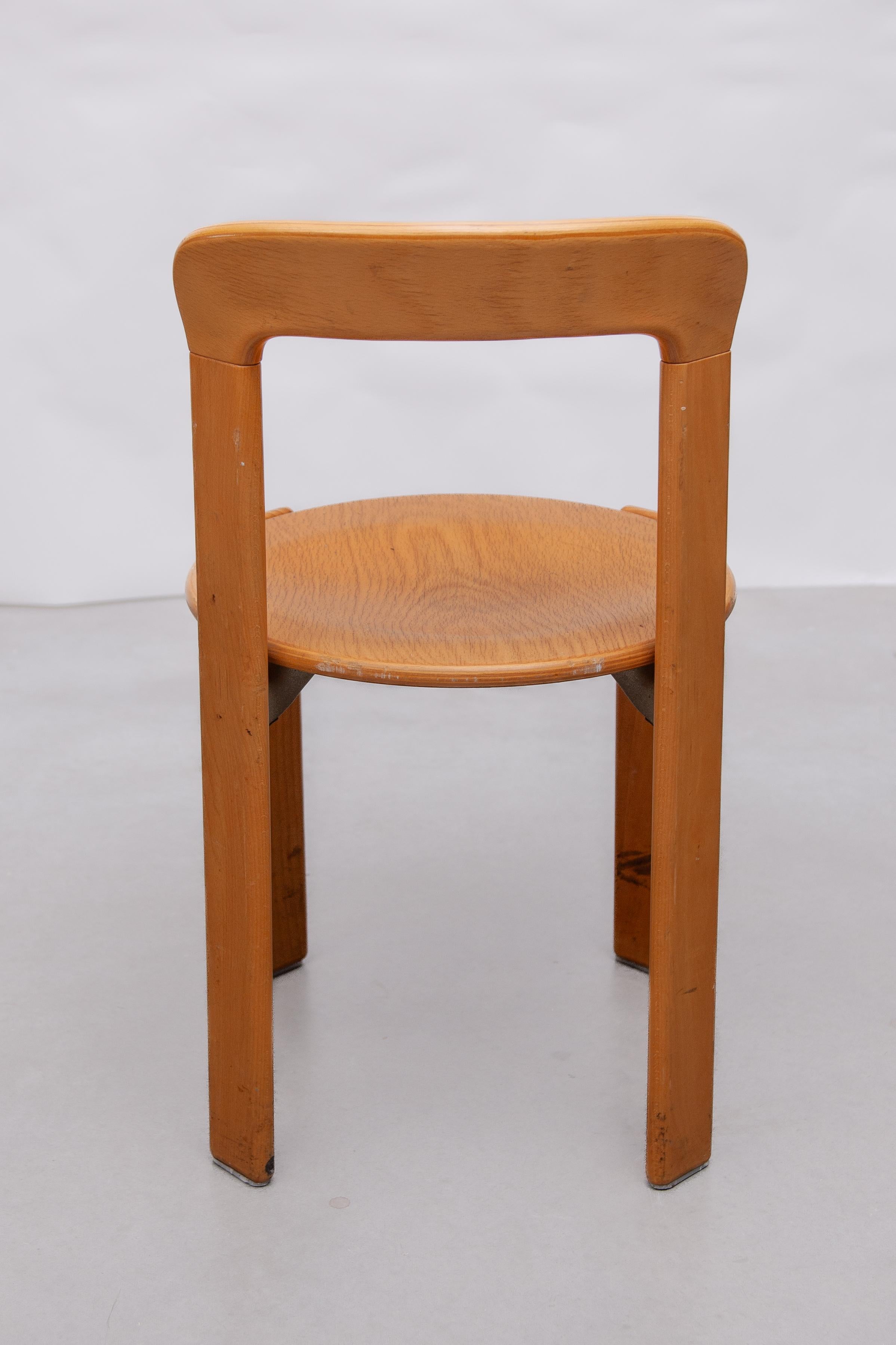 Bruno Rey Stacking Chairs designed by Kush and Co, Germany Bruno Rey Stacking Chairs designed by Kush and Co, Germany