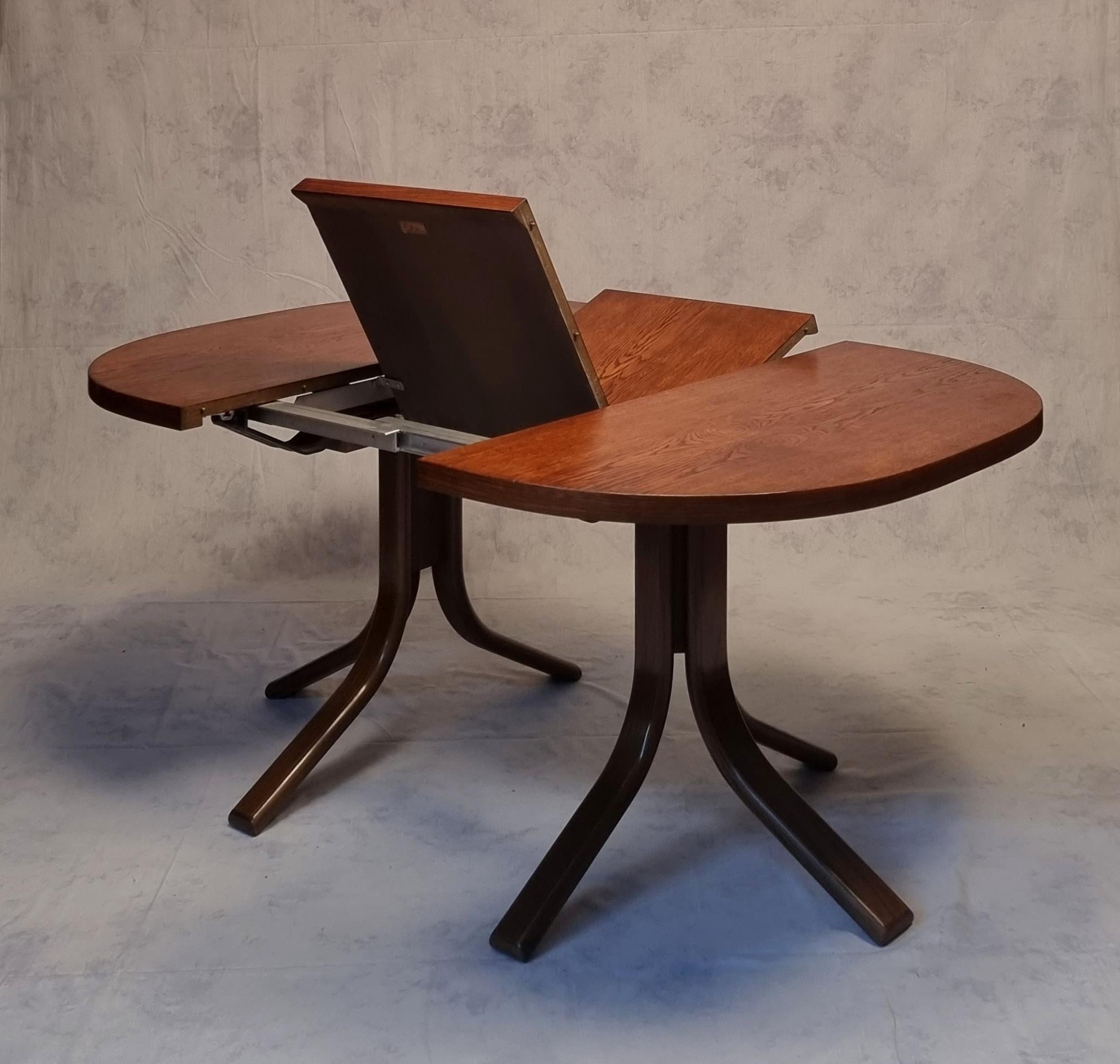 Swiss Bruno Rey Table For Dietiker By Atelier Stuhl Aus Stein Am Rhein - Oak - Ca 1970