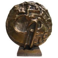 Sculpture abstraite de Bruno Romeda en bronze, N. 3/5 - 1964