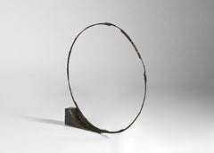 Bruno Romeda, Cercle, Escultura contemporánea de bronce, Italia, 2001