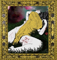 La morte di Callisto - Litografia di Bruno Salvatore Latella - 2024