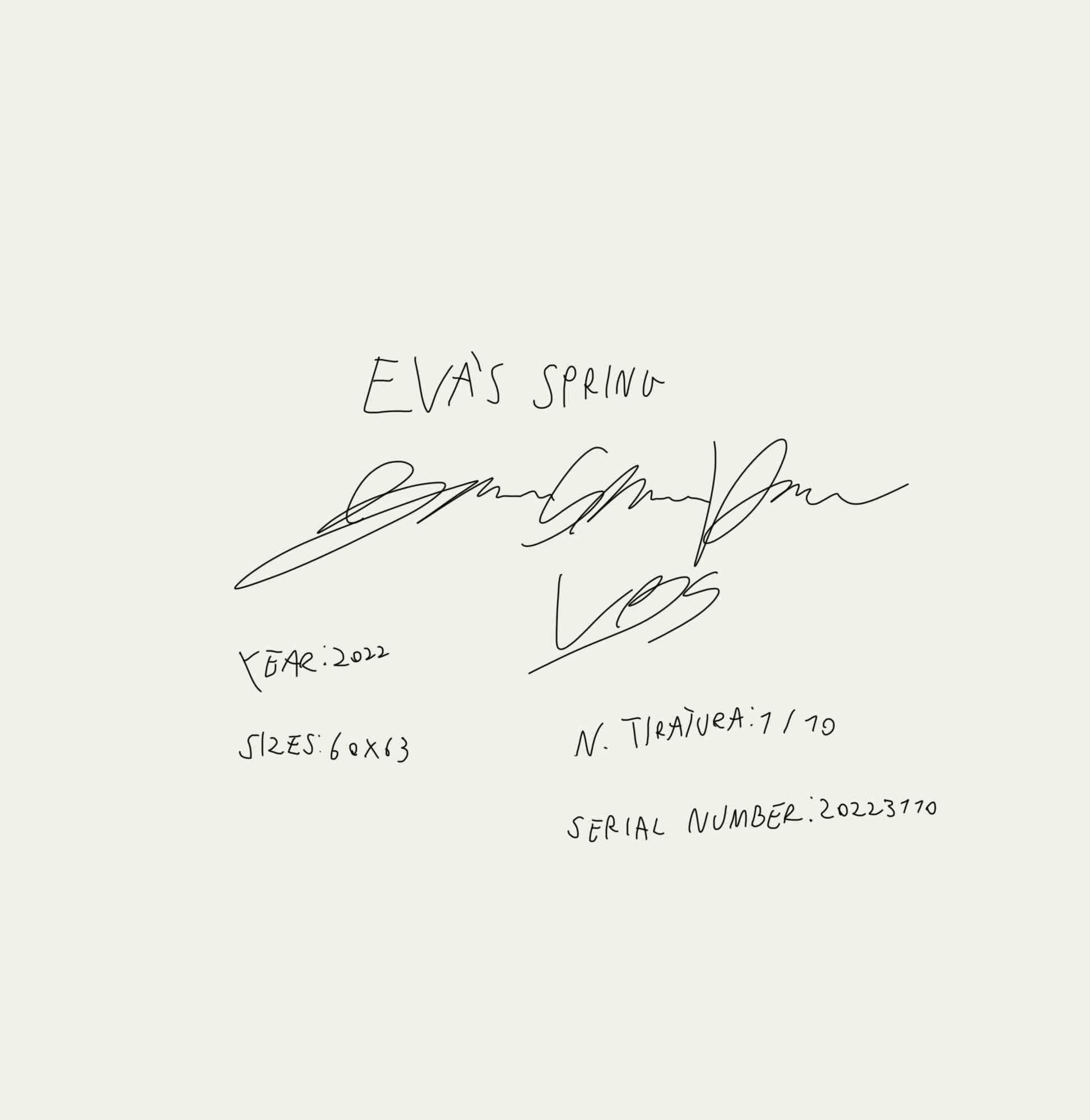 Eva's Spring - Print by Bruno Salvatore Latella - 2022 For Sale 1