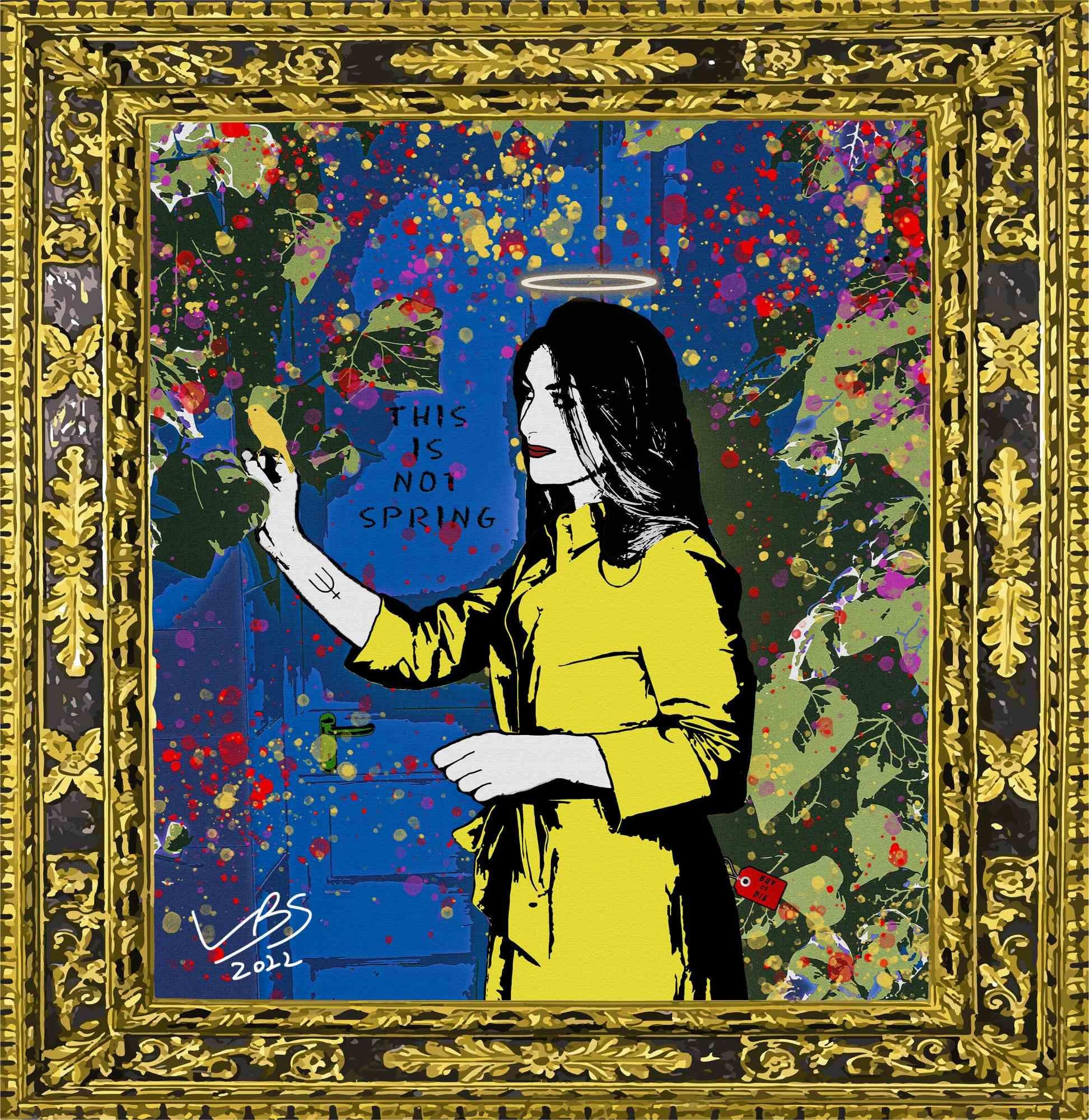 Eva's Spring is the contemporary artwork realized by LBS (A.K.A. Bruno Salvatore Latella) in 2020s.

Fine Art Giclée Lithograph on Hahnemühle Photo Rag.

Title in the back of the artwork.

Hand signed by the artist.

Numbered on the lower margin and