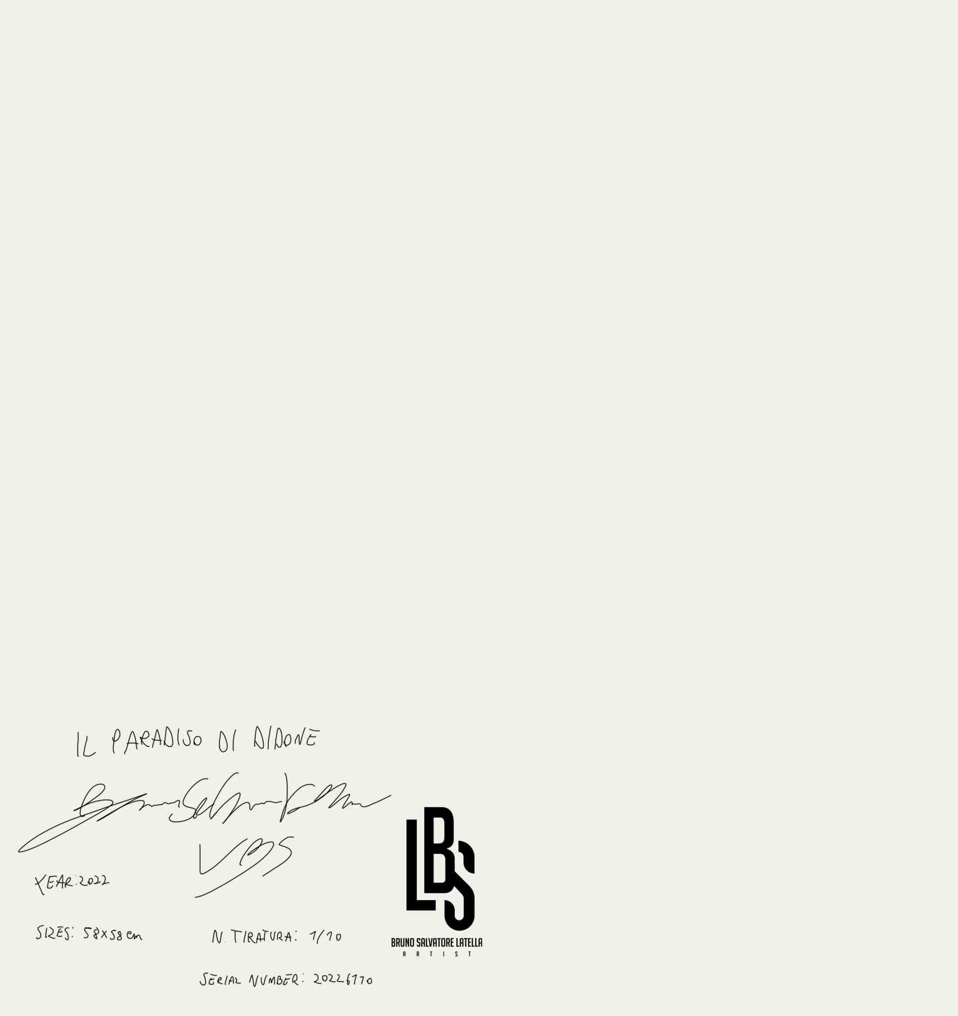 The Paradise of Didone - Print by Bruno Salvatore Latella - 2022 For Sale 1