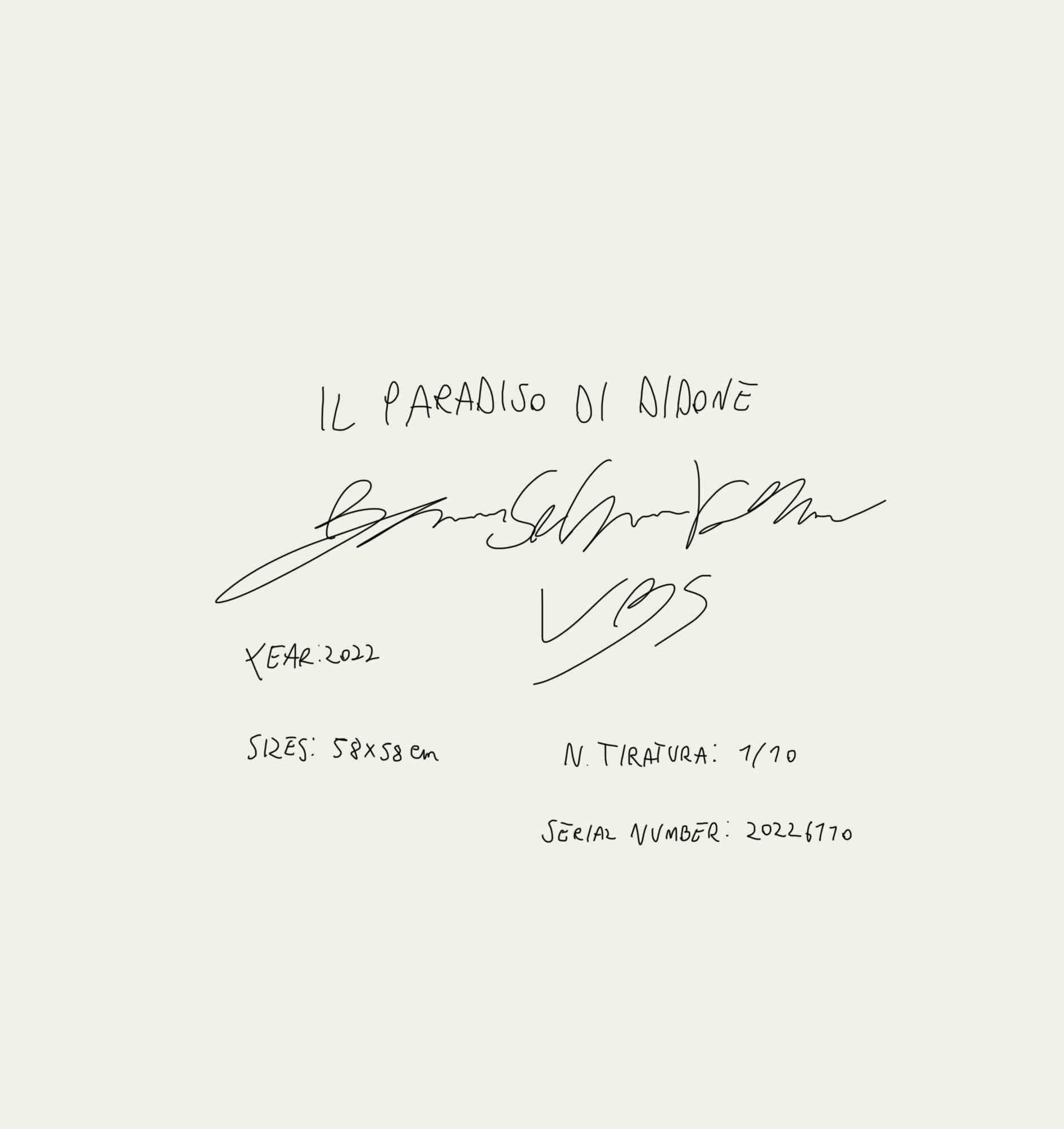 The Paradise of Didone - Print by Bruno Salvatore Latella - 2022 For Sale 2