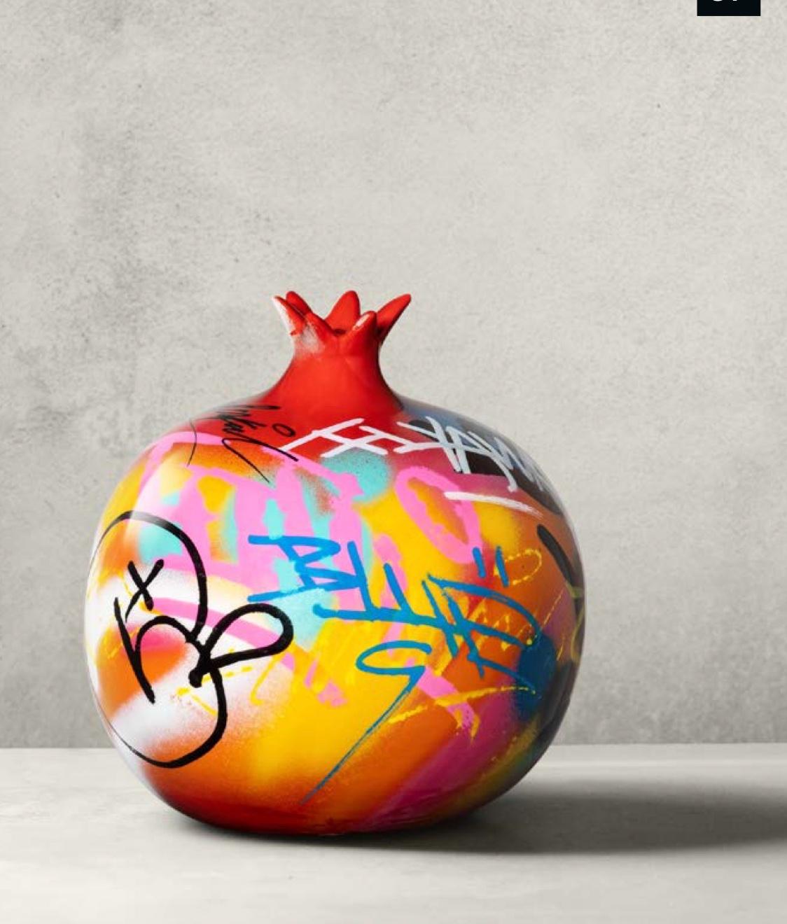 pomegranate sculpture