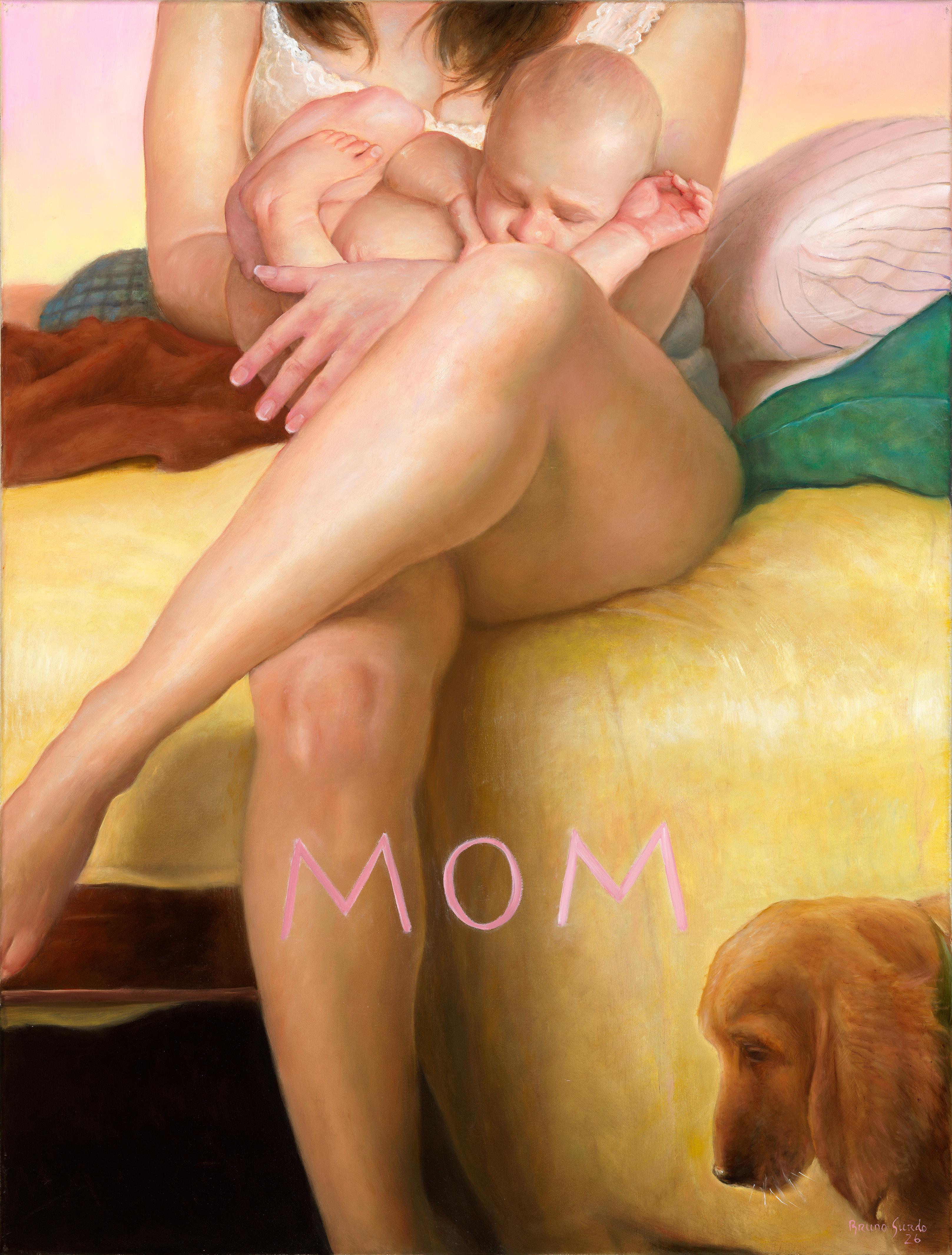 Endless Love - Mother and Child, Original Oil Painting, 2026, Signed