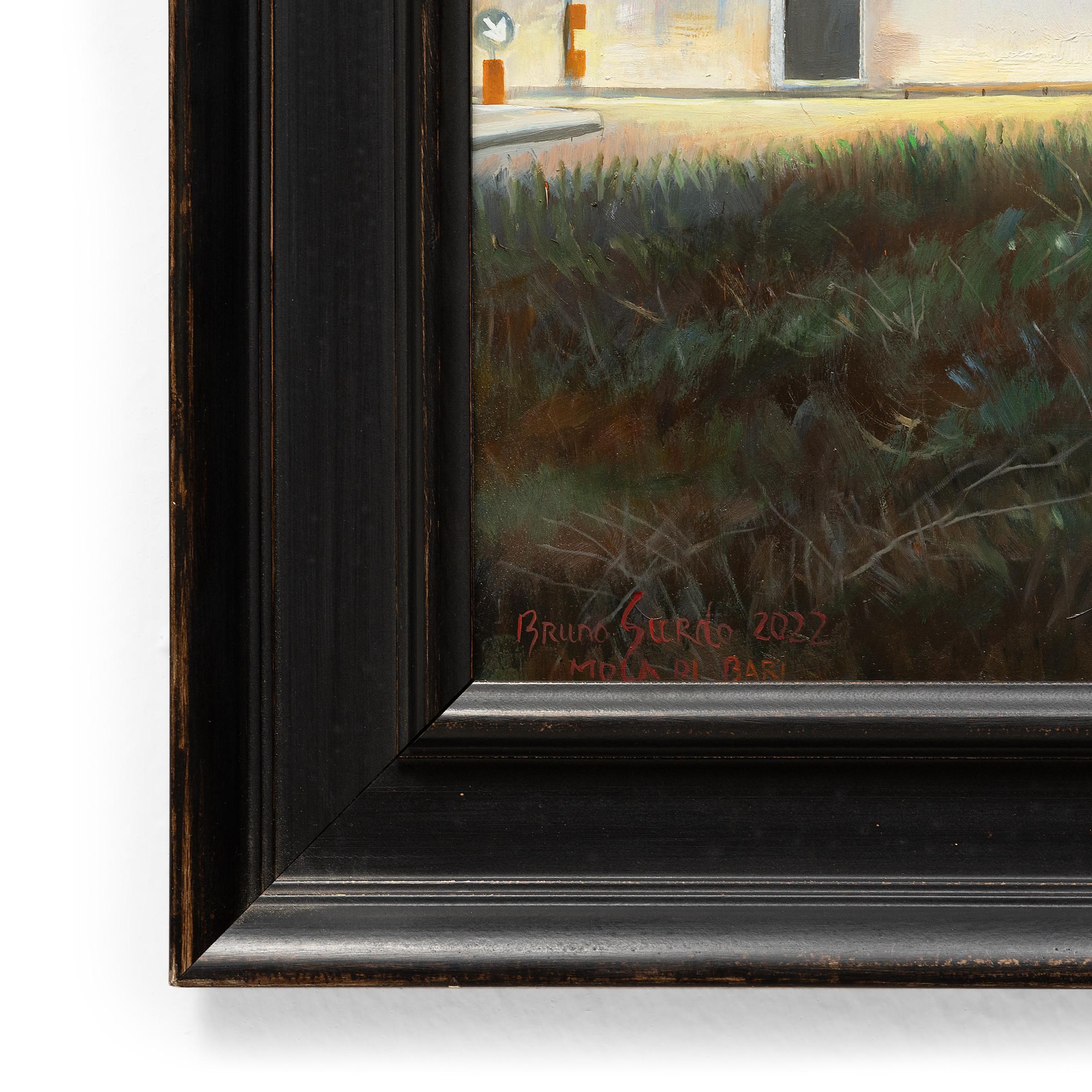 « Passage to Town », huile sur panneau en vente 1