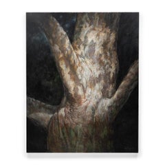 "Anima modellata", acrilico su tela, 2022