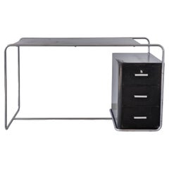 Bruno Weil B282 Tubular Steel Desk Designed for Thonet-Frères Paris, Early 1930s