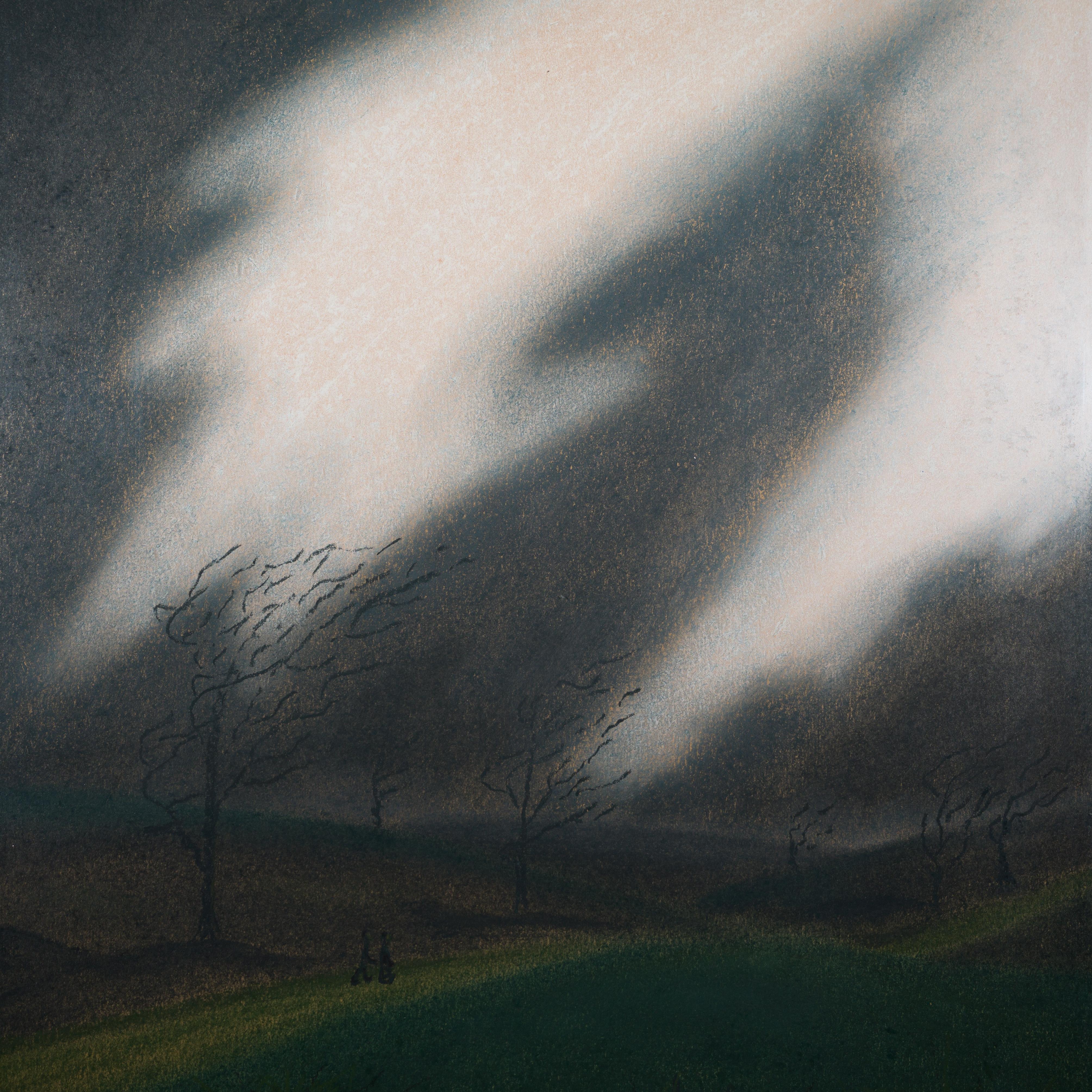 Bruno Wiklund (1937-2011) Sweden

Stormig natt (Stormy Night) (1978)

medium: pastel
signed and dated
unframed 52 × 41.5 cm (approx. 20.5 × 16.3 in)
framed 59 × 48 cm (approx. 23.2 × 18.9 in)

Essay:
Presented here is Stormy Night, a subtle and