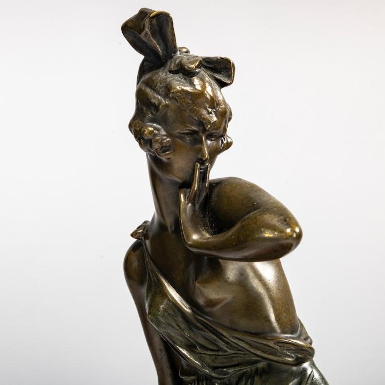 Fine figurine en bronze de Bruno Zach 