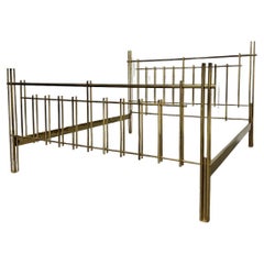 Bruno Zevi International Letto Matrimoniale In Ottone 1970's Regency Bruno Zevi International Letto Matrimoniale In Ottone 1970's Regency