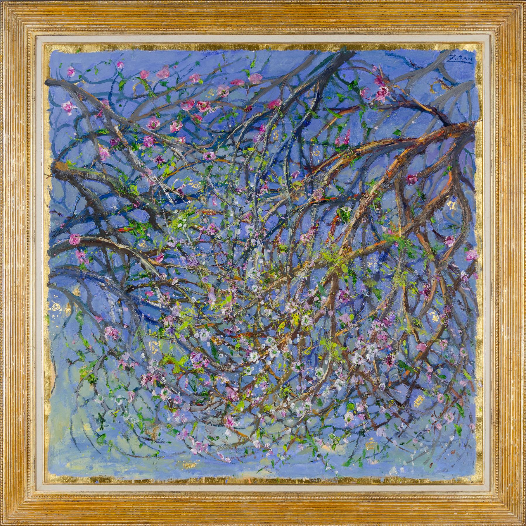Branches fleuries - Painting de Bruno Zupan