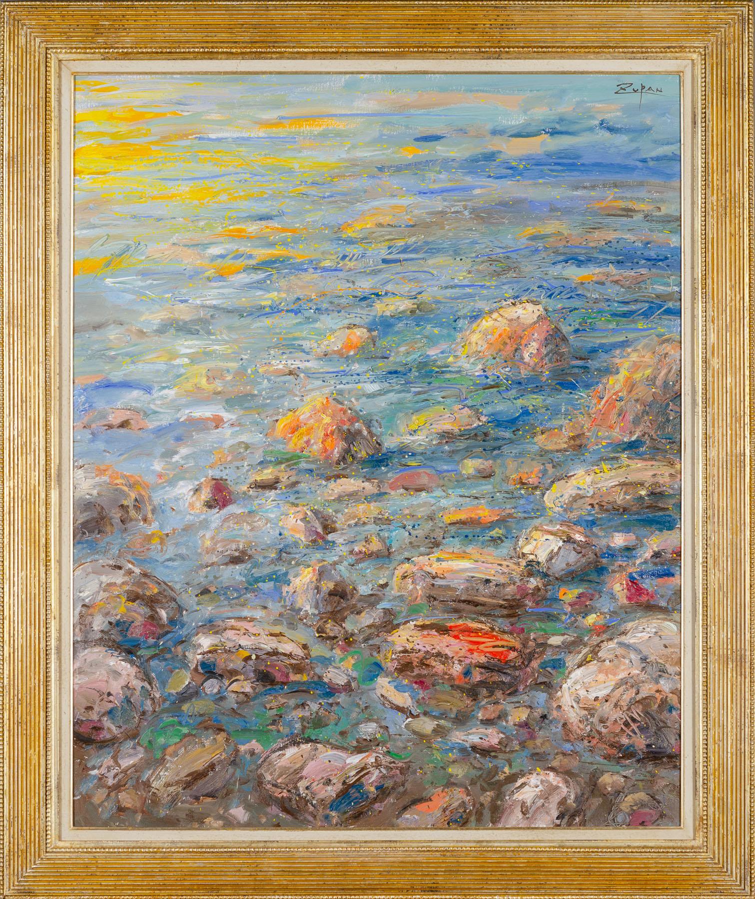 Sea Stones - Painting by Bruno Zupan