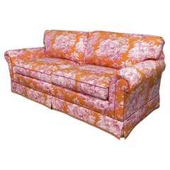 Brunschwig and Fils Chinoiserie Upholstered Sofa